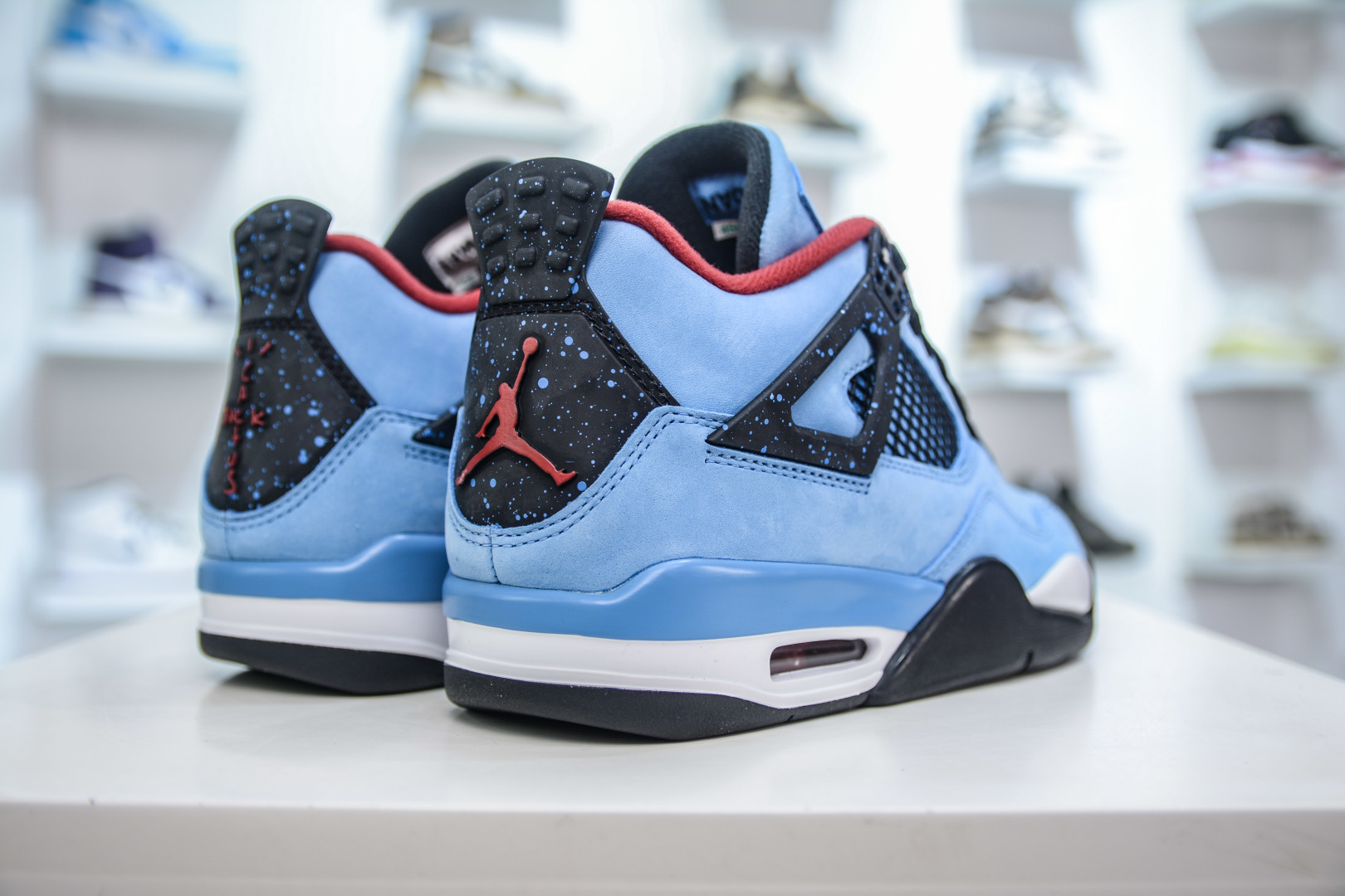 450 OG纯原 Travis Scott x Air Jordan AJ4 TS联名冰蓝 308497-406