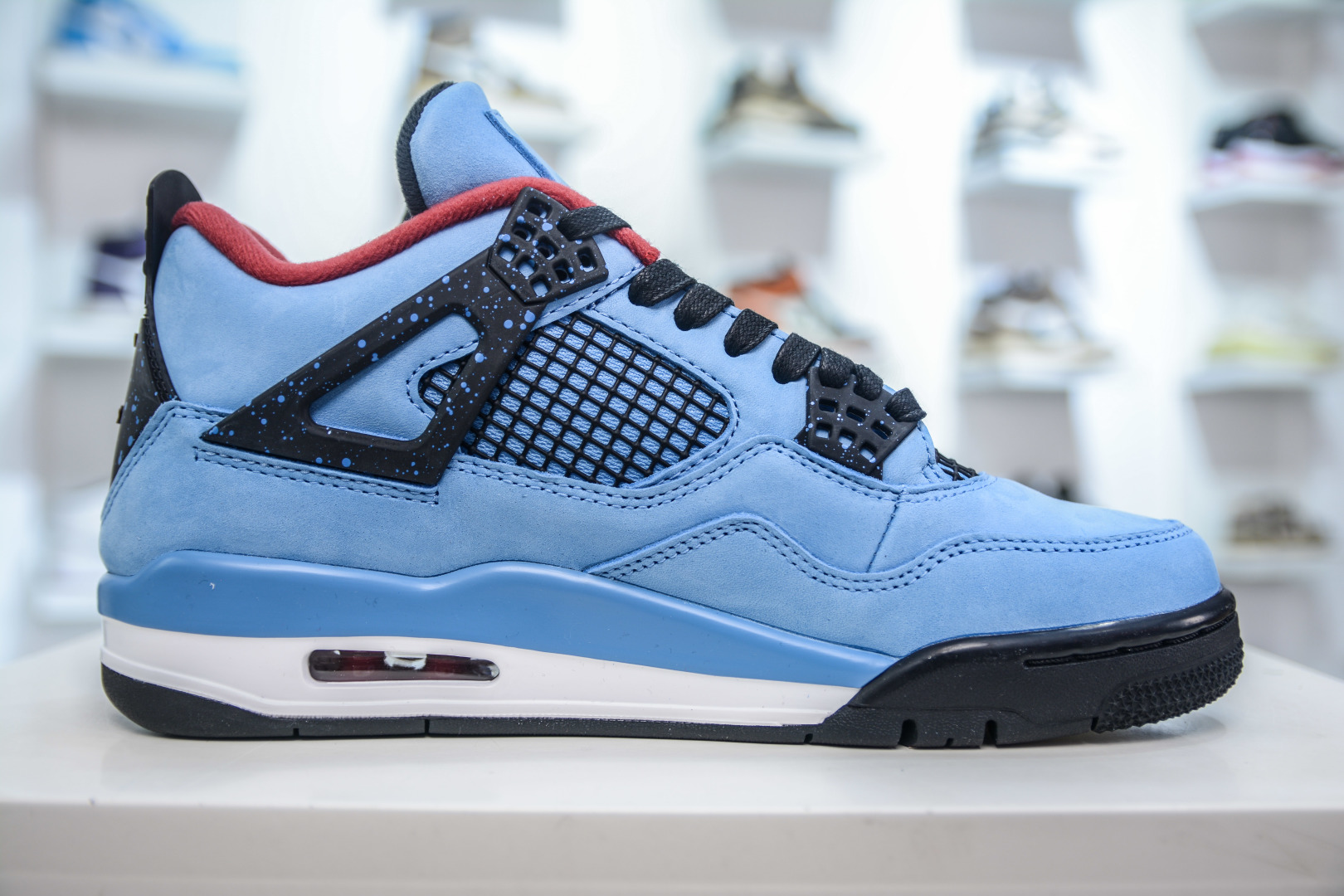 450 OG纯原 Travis Scott x Air Jordan AJ4 TS联名冰蓝 308497-406