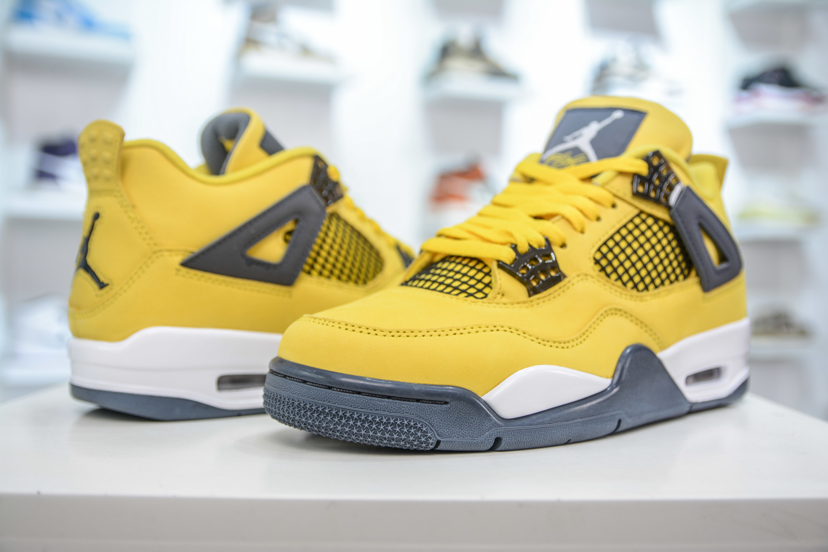 450 OG纯原 Air Jordan AJ4 ”Tour Yellow” 电母 黑黄 CT8527-700