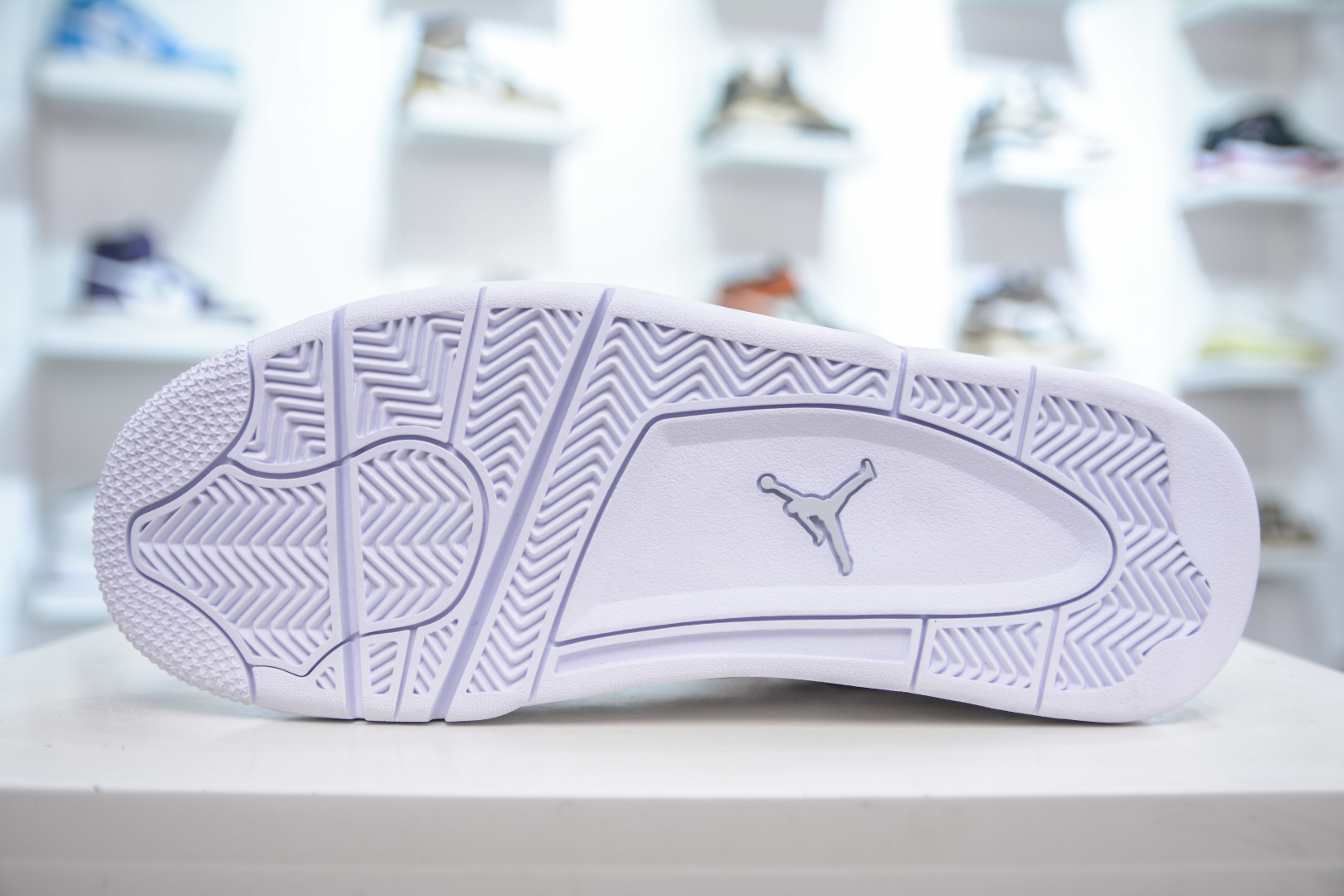450 OG纯原 Air Jordan AJ4 Retro 纯白/白银扣 308497-100