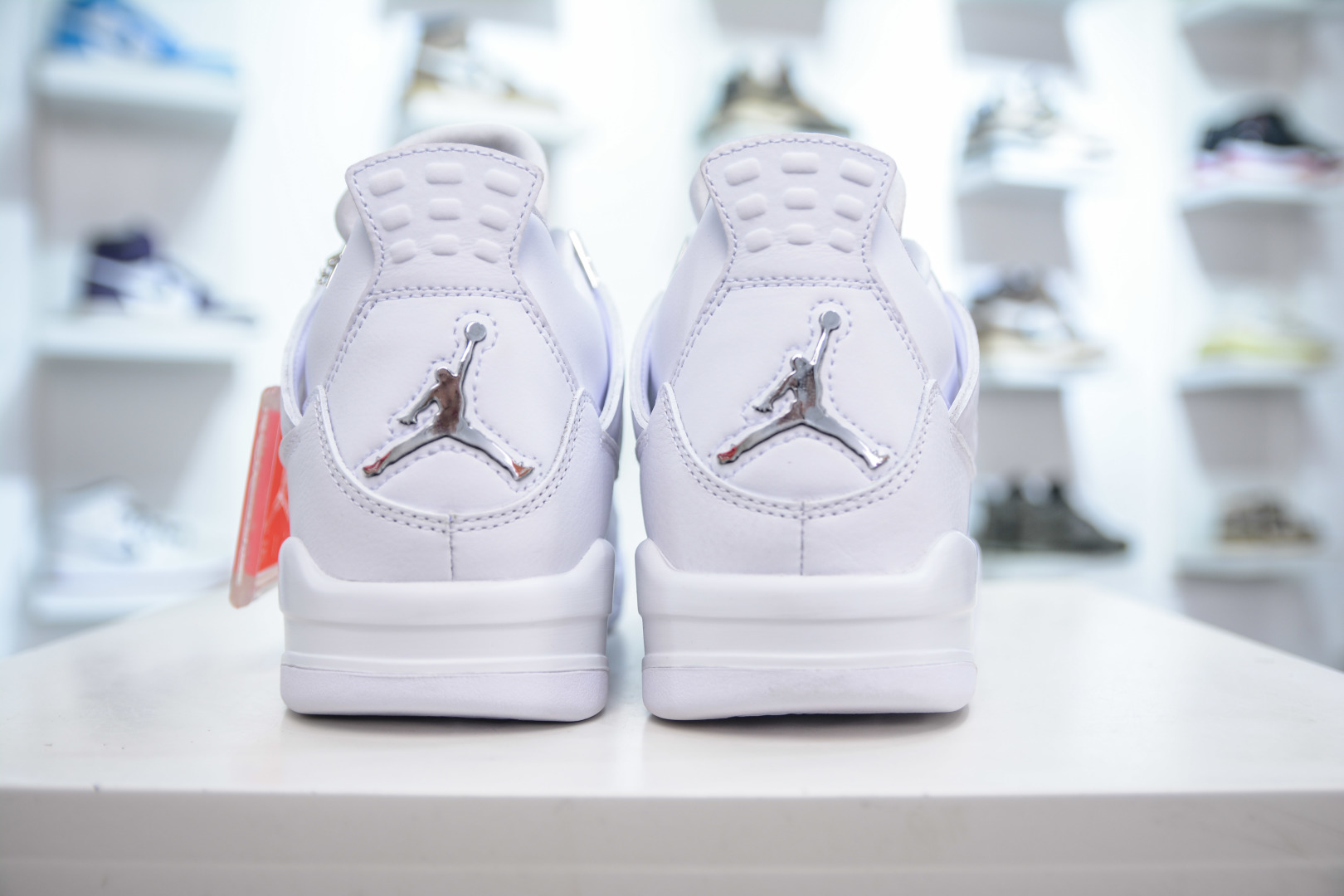 450 OG纯原 Air Jordan AJ4 Retro 纯白/白银扣 308497-100