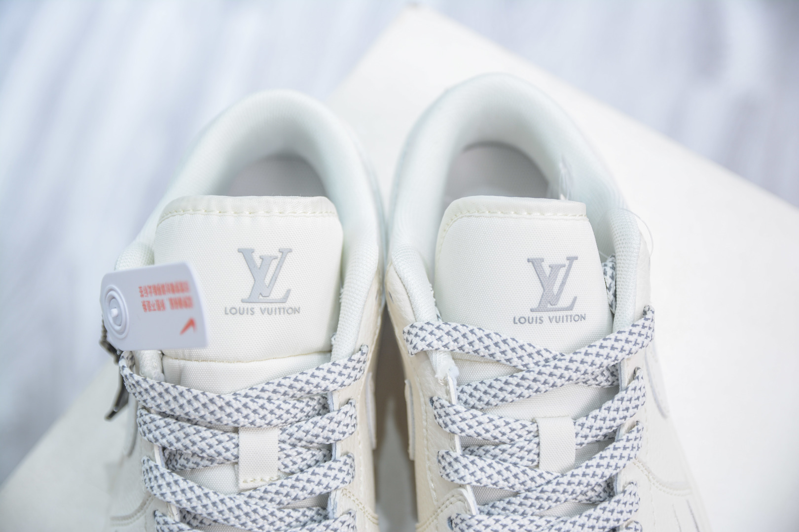 Air Jordan 1 Low x Louis Vuitton Custom - Beige Leather Sneakers 8 cmp i1746903059310 3196 0 7