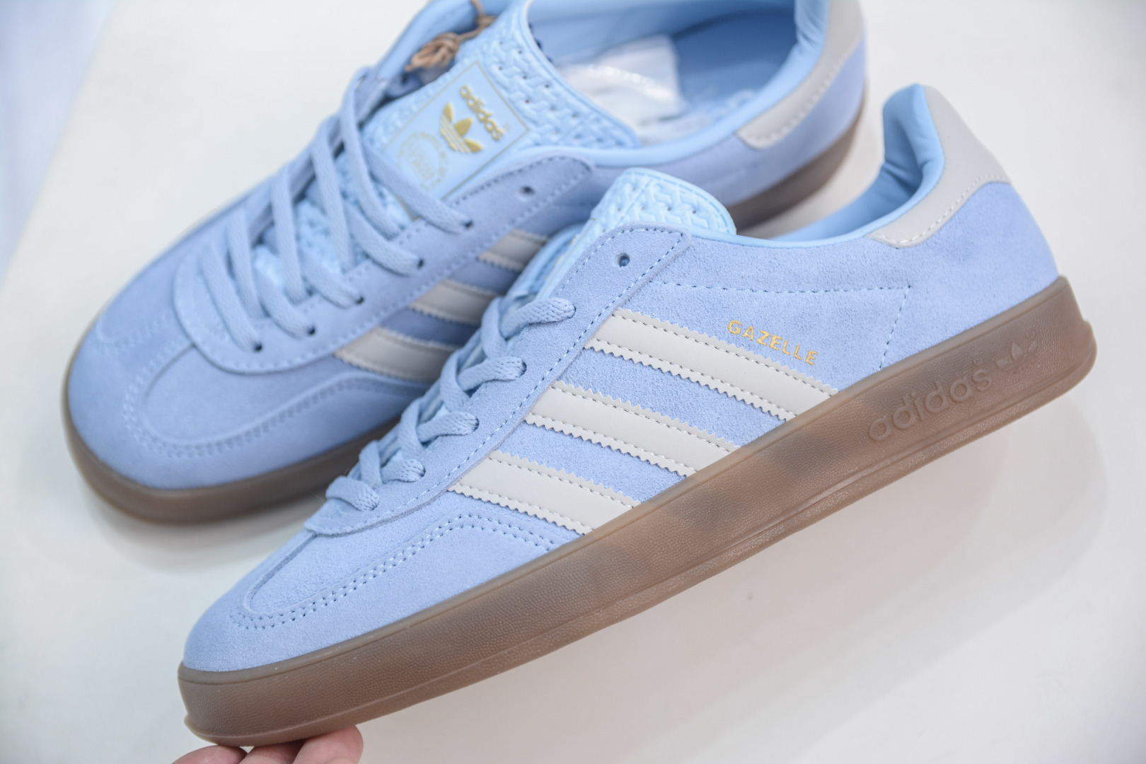 Adidas Originals Gazelle Indoor Sneakers - Blue/White - Comfortable & Stylish 7 cmp i1746903463776 9985 0 6