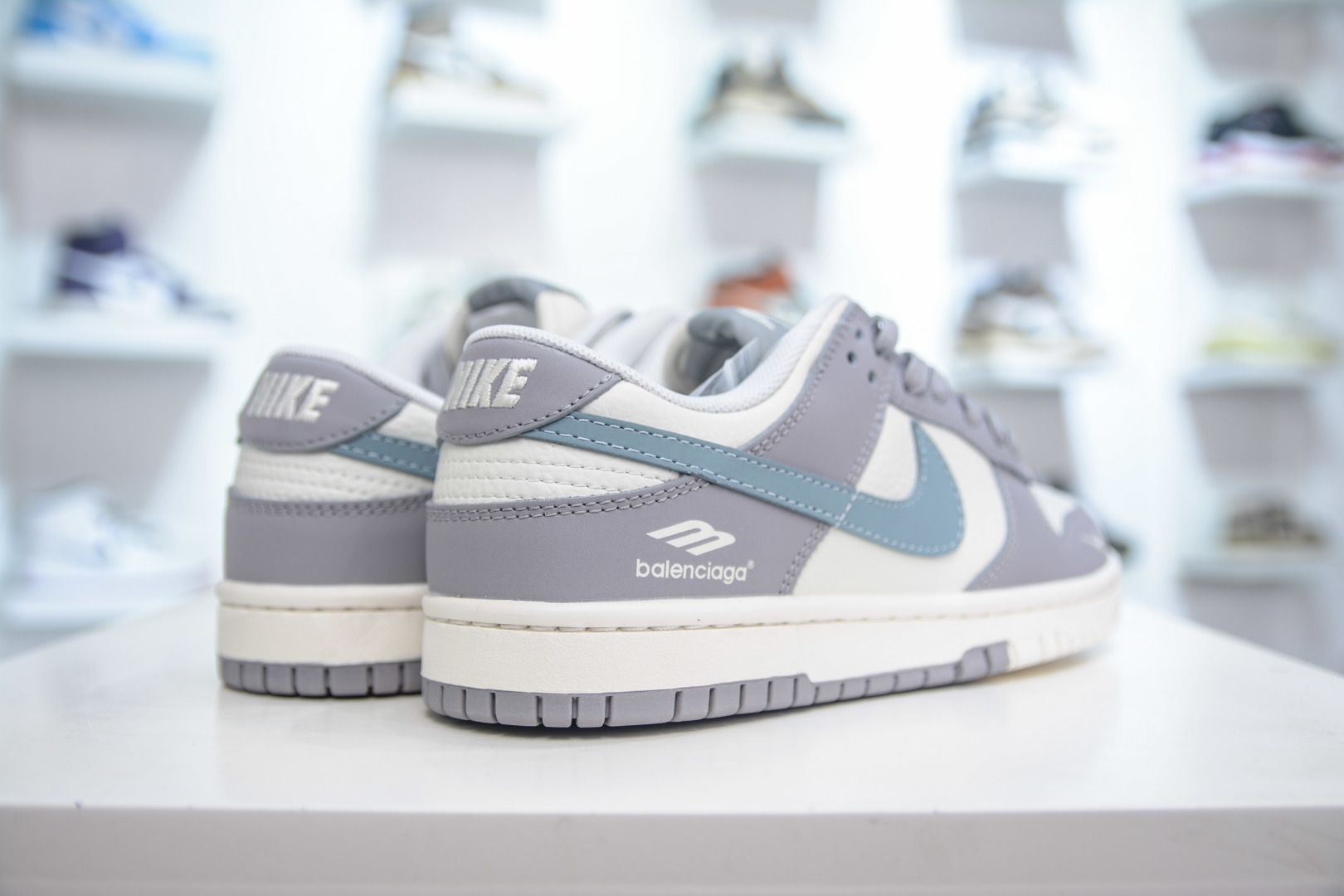 Nike SB Dunk Low x Balenciaga 巴黎世家联名-灰白蓝 FX1588-307