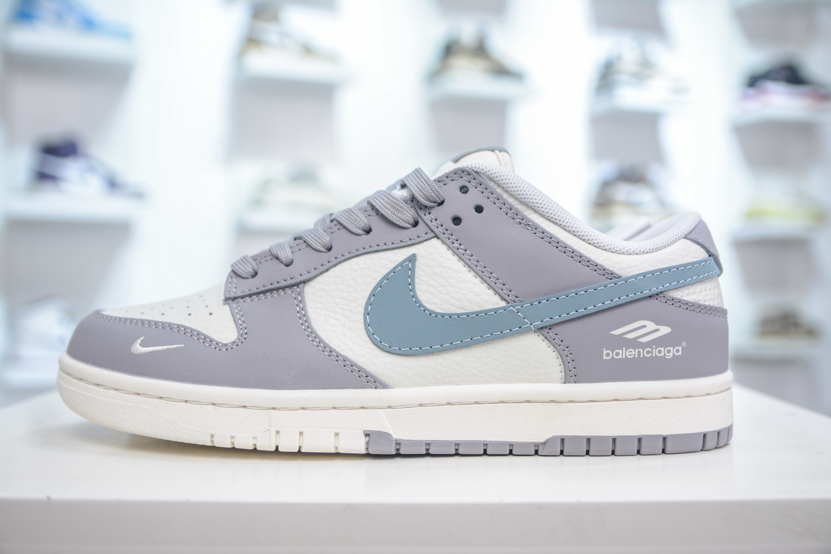 Nike SB Dunk Low x Balenciaga 巴黎世家联名-灰白蓝 FX1588-307