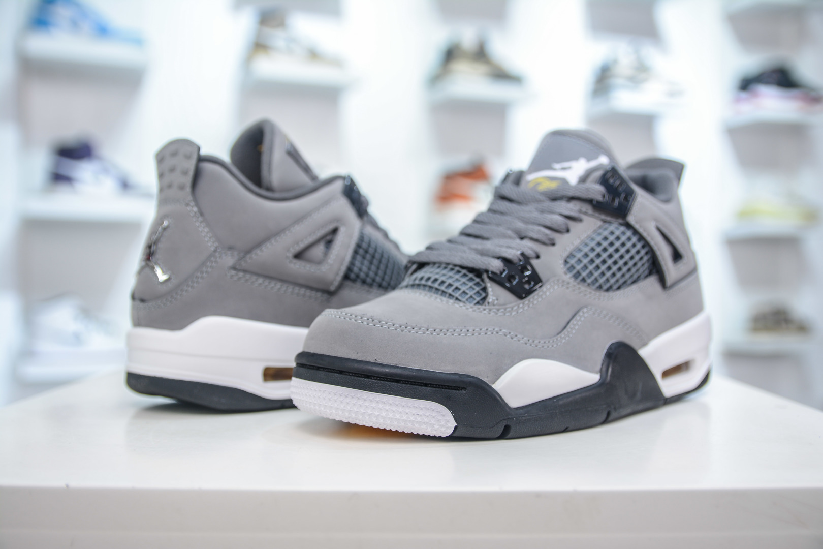 OG纯原 Air Jordan AJ4 Retro GS 酷灰/灰老鼠 408452-007