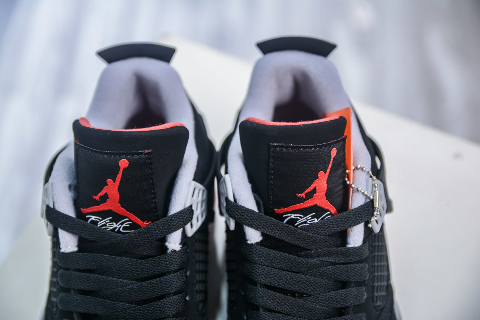 Air Jordan 4 Retro 'Bred' (Black/Cement Grey/Fire Red) Authentic Shoes 8 cmp i1746904166331 17 0 7