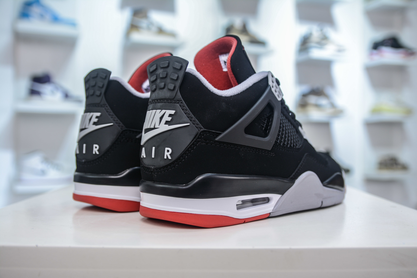 Air Jordan 4 Retro 'Bred' (Black/Cement Grey/Fire Red) Authentic Shoes 6 cmp i1746904166331 4425 0 5