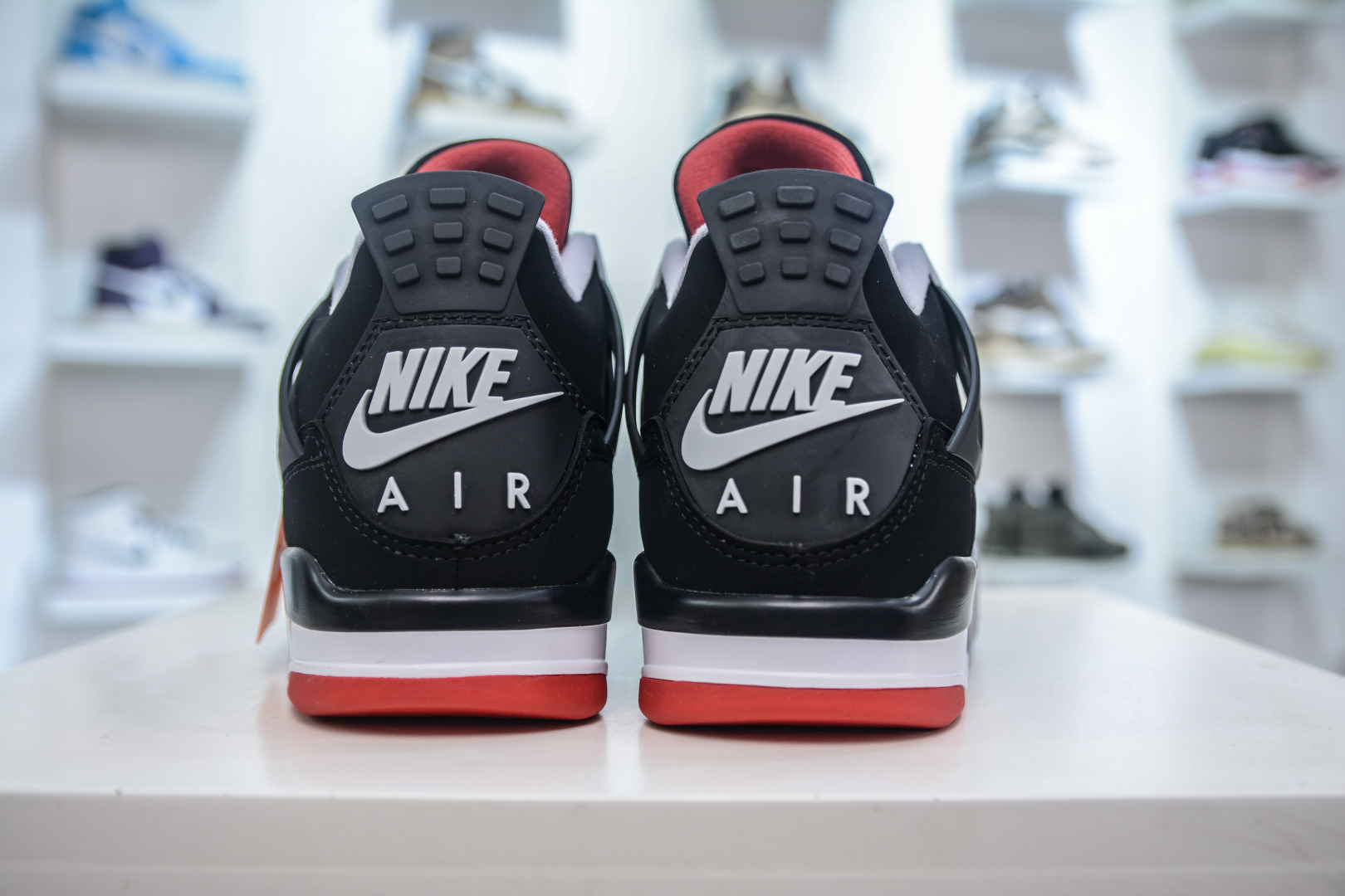 Air Jordan 4 Retro 'Bred' (Black/Cement Grey/Fire Red) Authentic Shoes 2 cmp i1746904167470 7 0 1