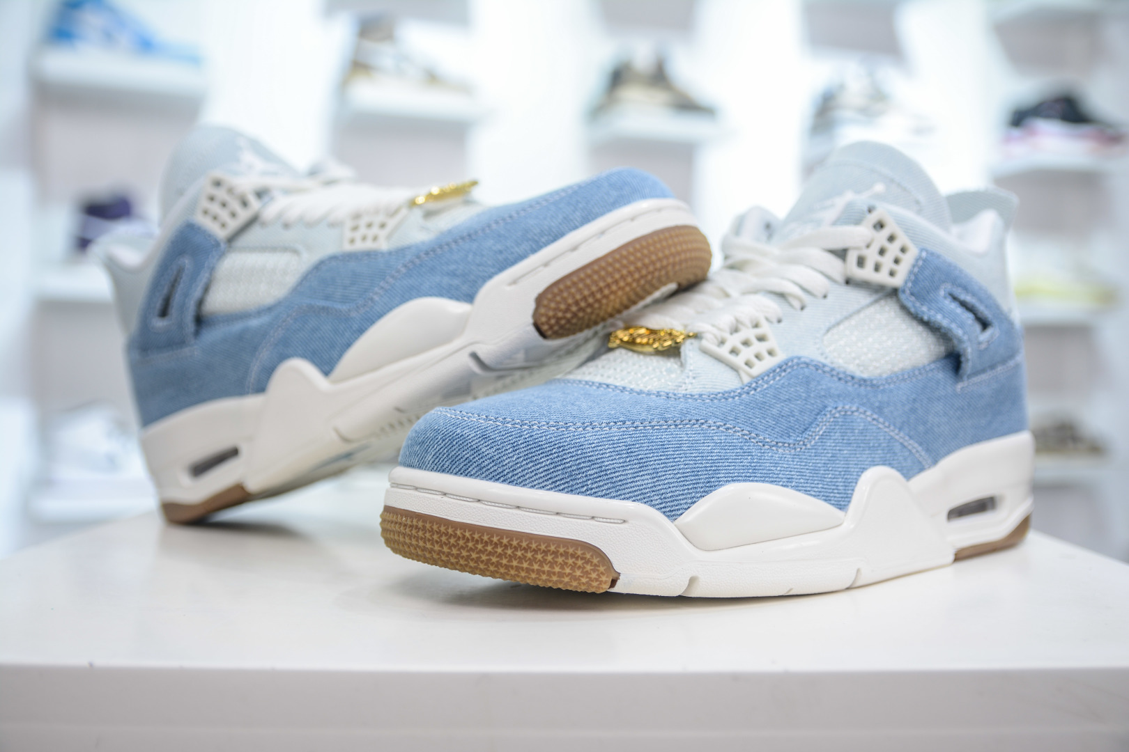 330 F版 Air Jordan 4 Retro Denim ”Worn Blue” AJ4 乔丹4代 水洗丹宁 IB6716-100