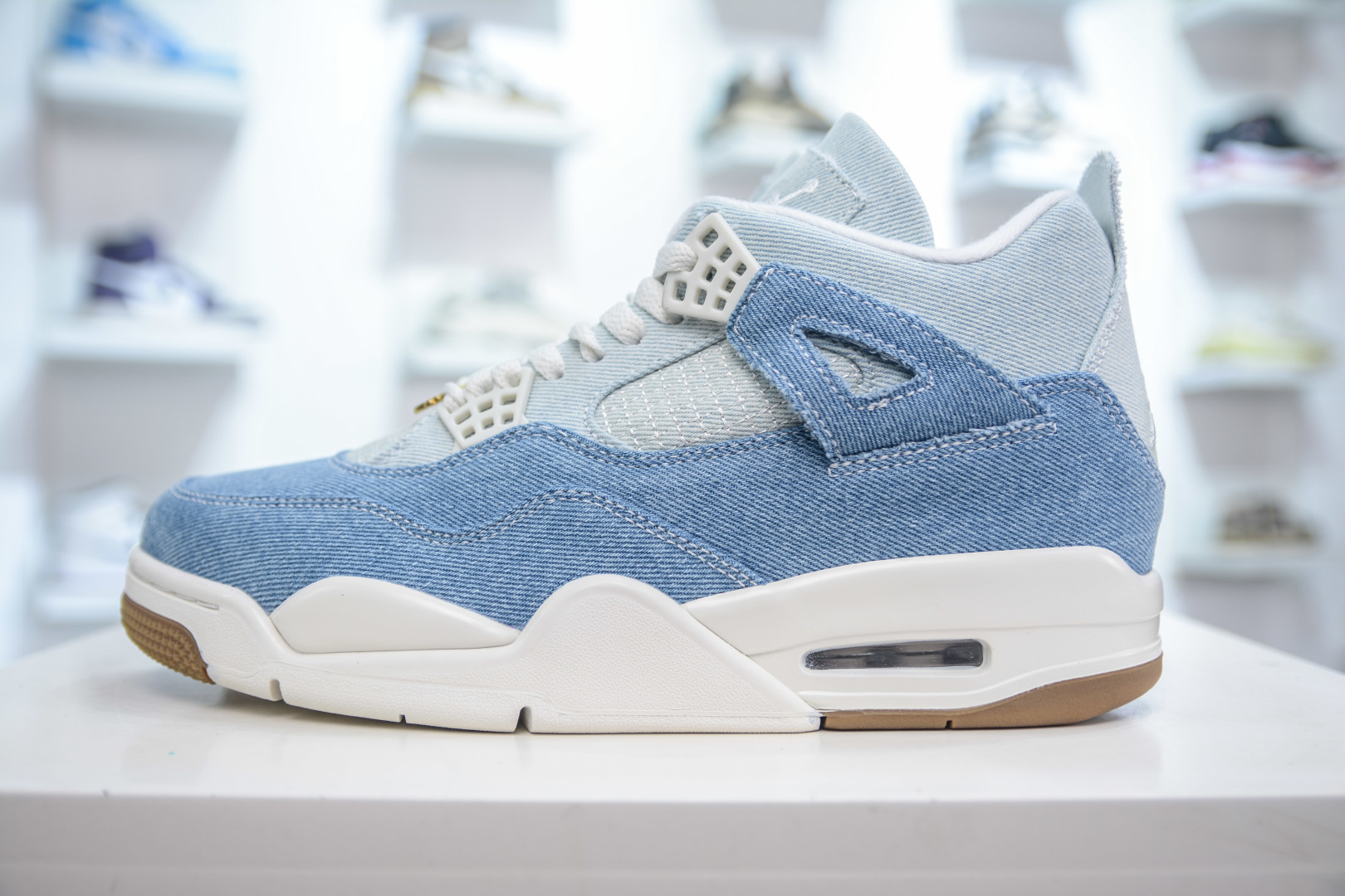 330 F版 Air Jordan 4 Retro Denim ”Worn Blue” AJ4 乔丹4代 水洗丹宁 IB6716-100