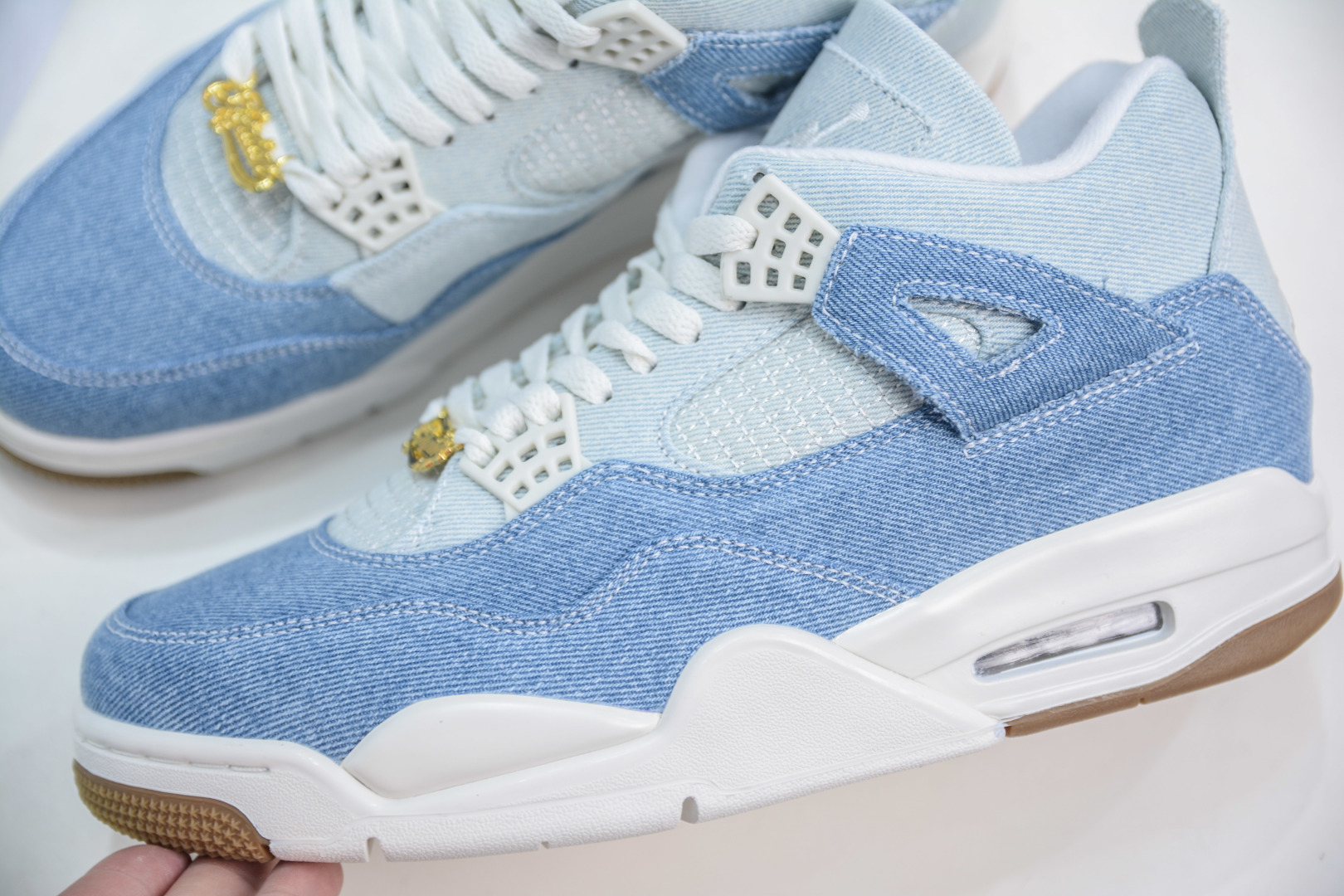 330 F版 Air Jordan 4 Retro Denim ”Worn Blue” AJ4 乔丹4代 水洗丹宁 IB6716-100