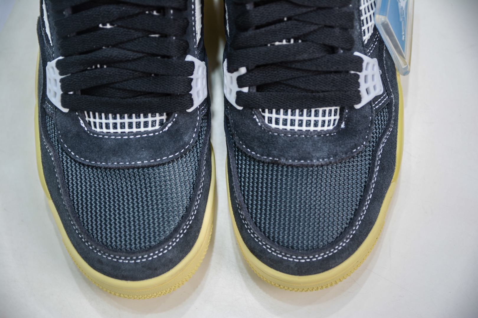 450 OG纯原 Union LA X Air Jordan AJ4 Off Noir Un联名黑蓝 DC9533-001