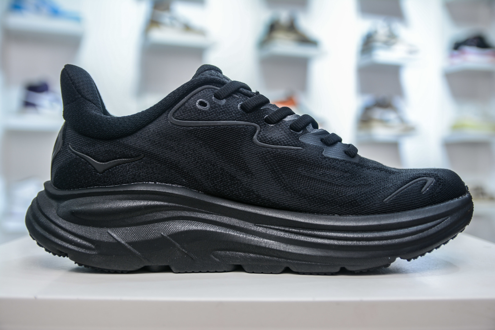 210 CS版 HOKA ONE ONE M CLIFTON 10 Low 克利夫顿10代系列低帮厚底网织轻量休闲运动慢跑鞋 1162030/WWG
