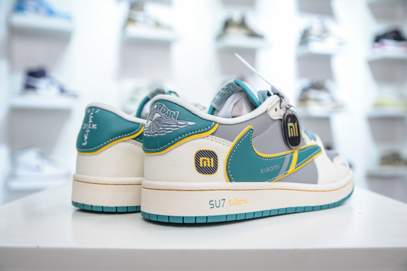 TS x Xiaomi x Air Jordan 1 Low 小米 SU7Ultru 倒钩低帮小米联名-海湾蓝 XX3168-163