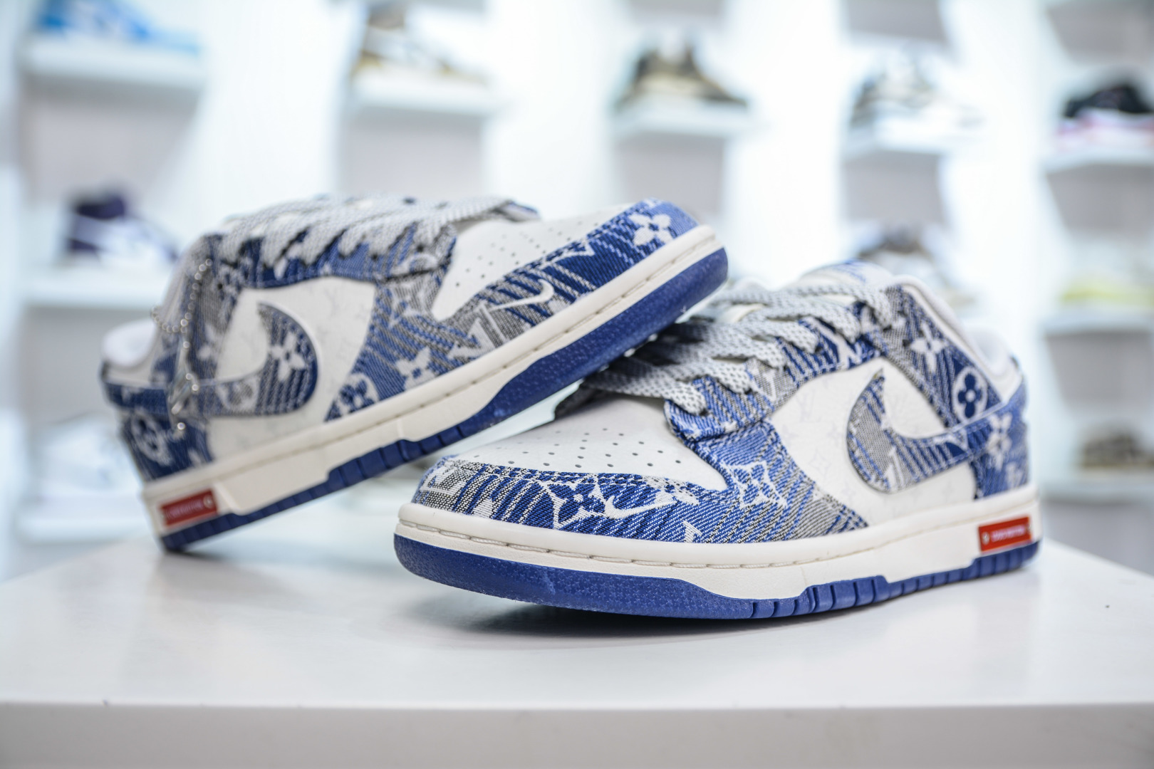 280 Nike SB Dunk Low x Louis Vuitton LV联名-蓝白牛仔 SC9772-808