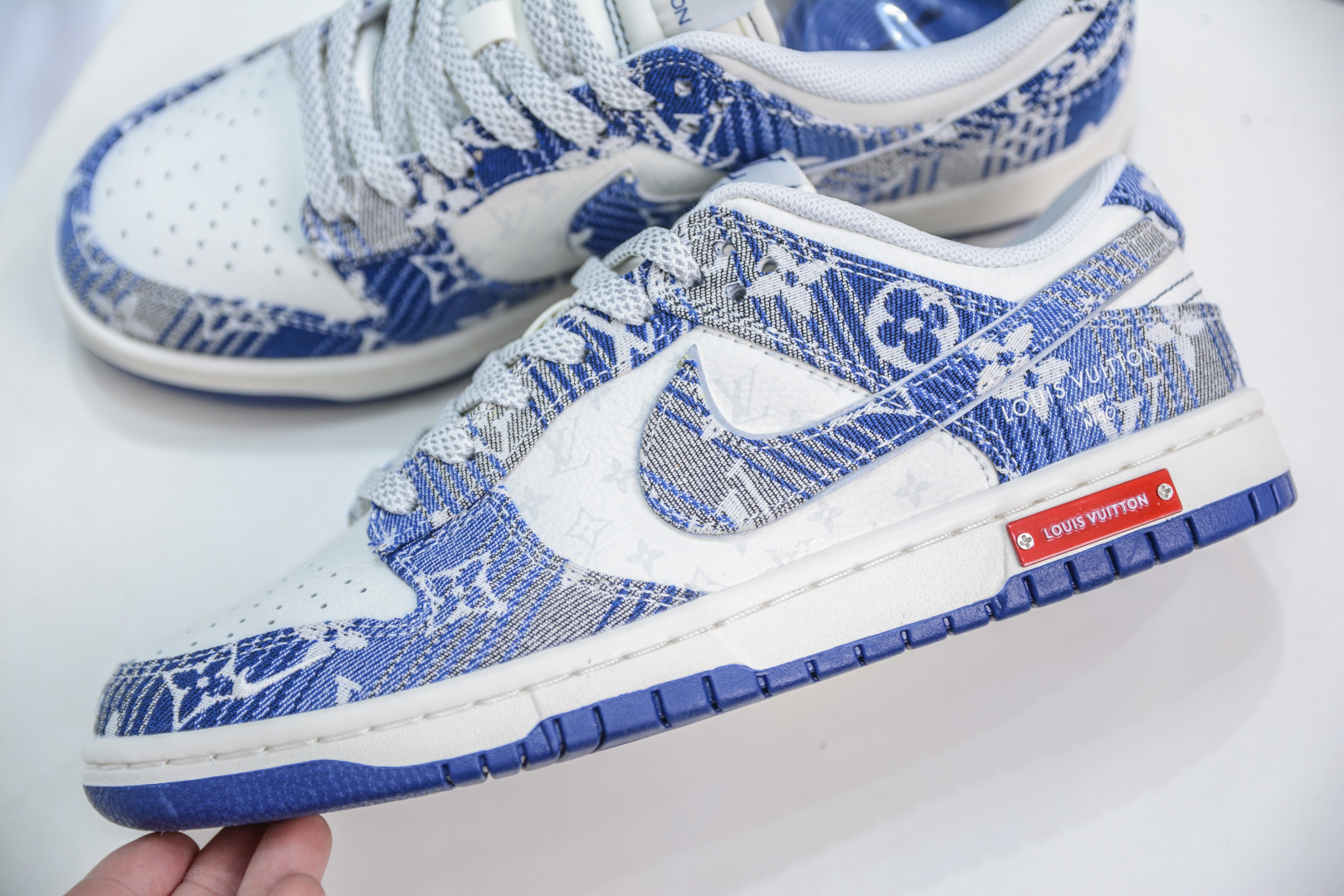 280 Nike SB Dunk Low x Louis Vuitton LV联名-蓝白牛仔 SC9772-808