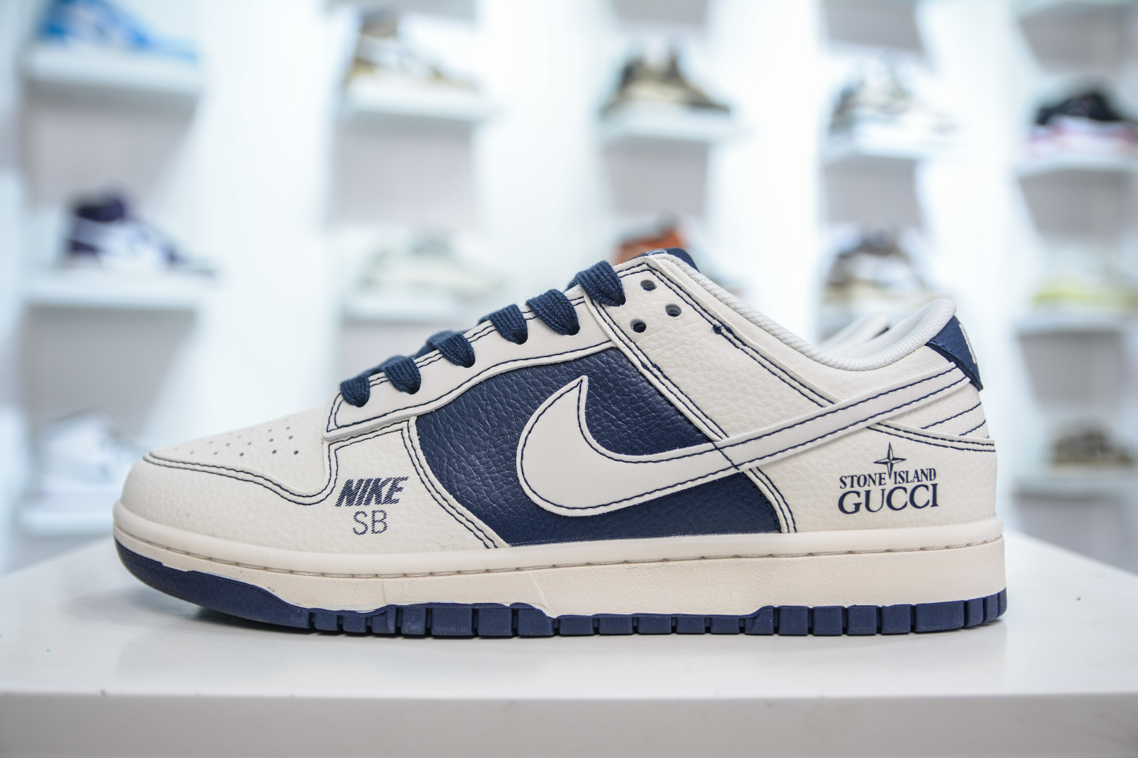 280 Nike SB Dunk Low x GUCCI 古驰联名-白蓝 FC1688-227