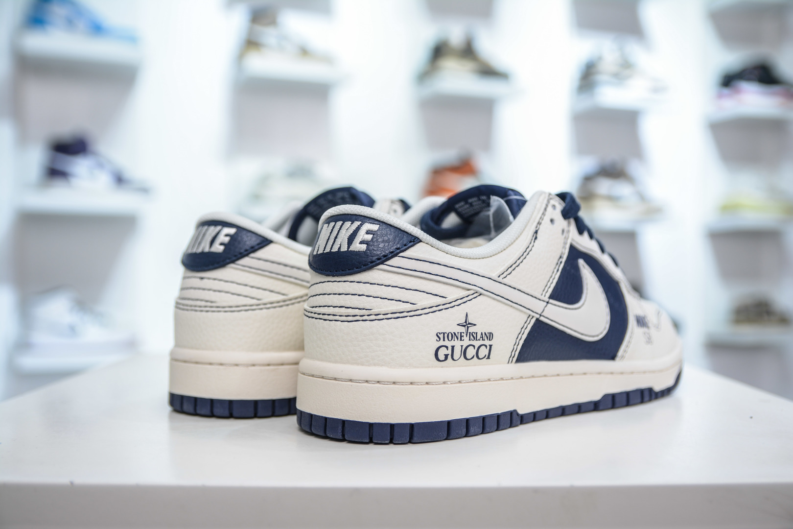 280 Nike SB Dunk Low x GUCCI 古驰联名-白蓝 FC1688-227