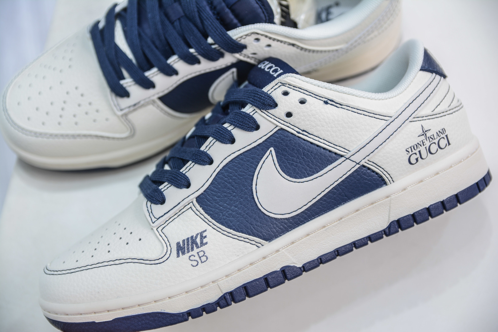 280 Nike SB Dunk Low x GUCCI 古驰联名-白蓝 FC1688-227