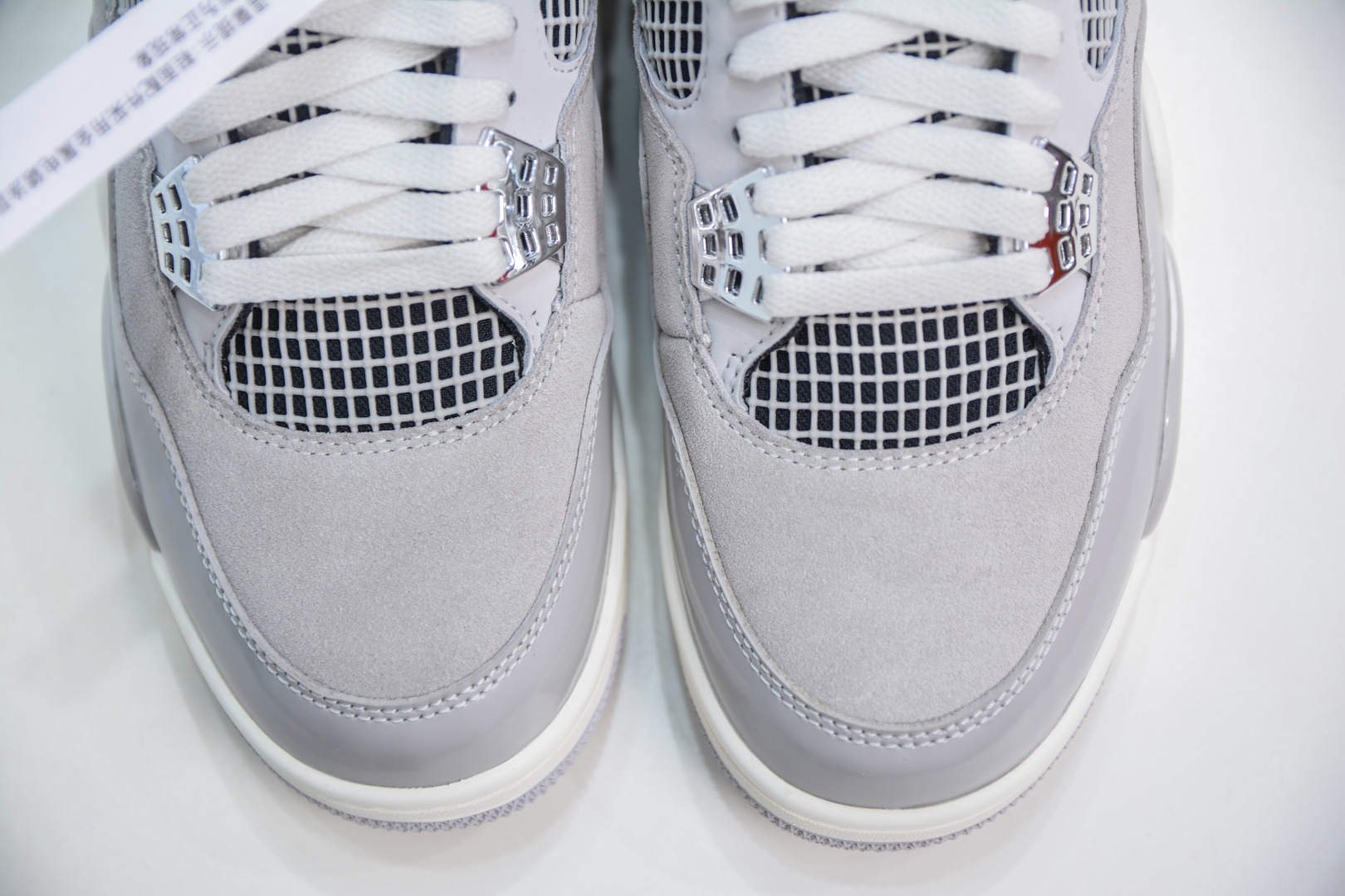450 OG纯原 Air Jordan 4 ”Light Iron Ore” ”Frozen Moments” 电镀银 AQ9129-001