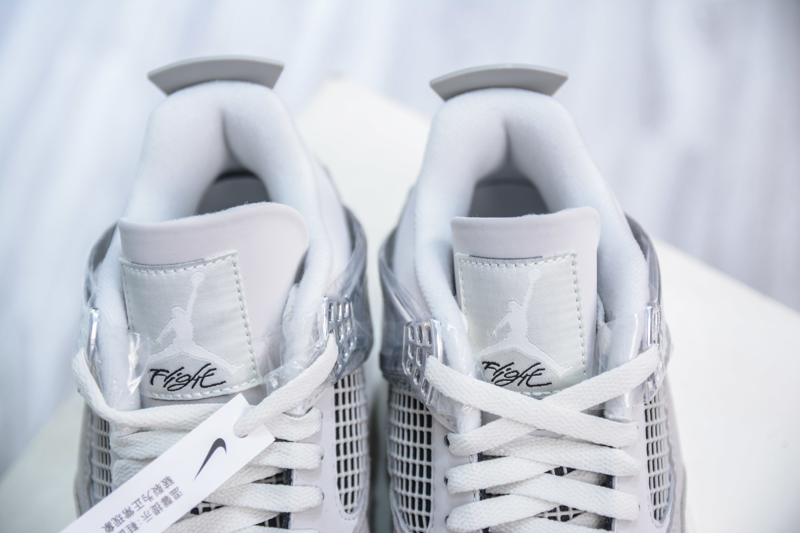 450 OG纯原 Air Jordan 4 ”Light Iron Ore” ”Frozen Moments” 电镀银 AQ9129-001