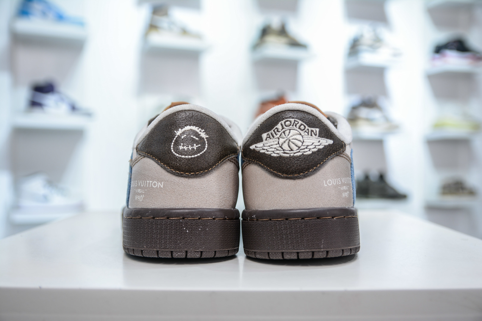 TS x Air Jordan x Louis Vuitton Air Jordan 1 Low Blue Grey Brown 2 cmp i1747157451028 1077 0 1