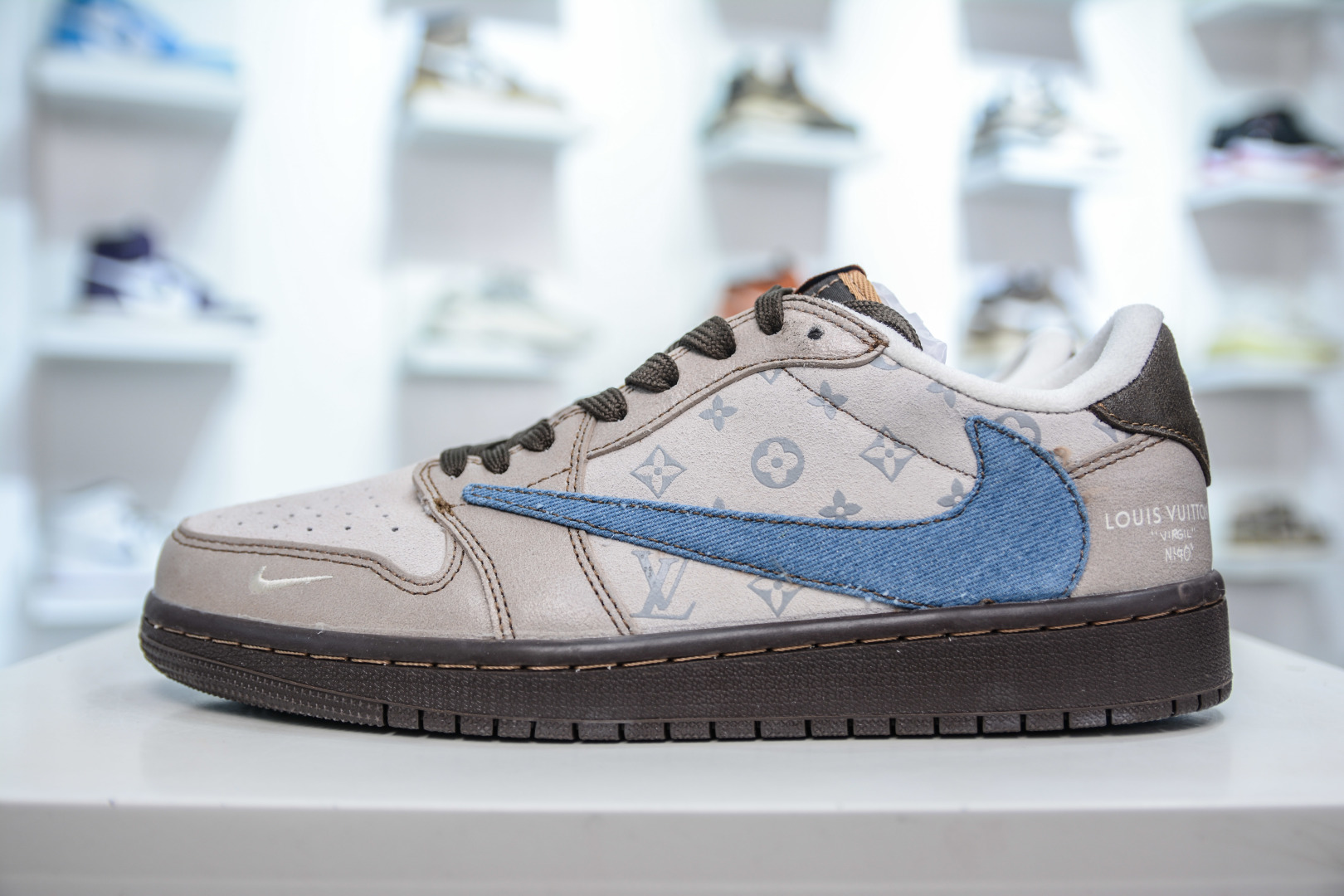 TS x Air Jordan x Louis Vuitton Air Jordan 1 Low Blue Grey Brown 1 cmp i1747157453131 6899 0 0