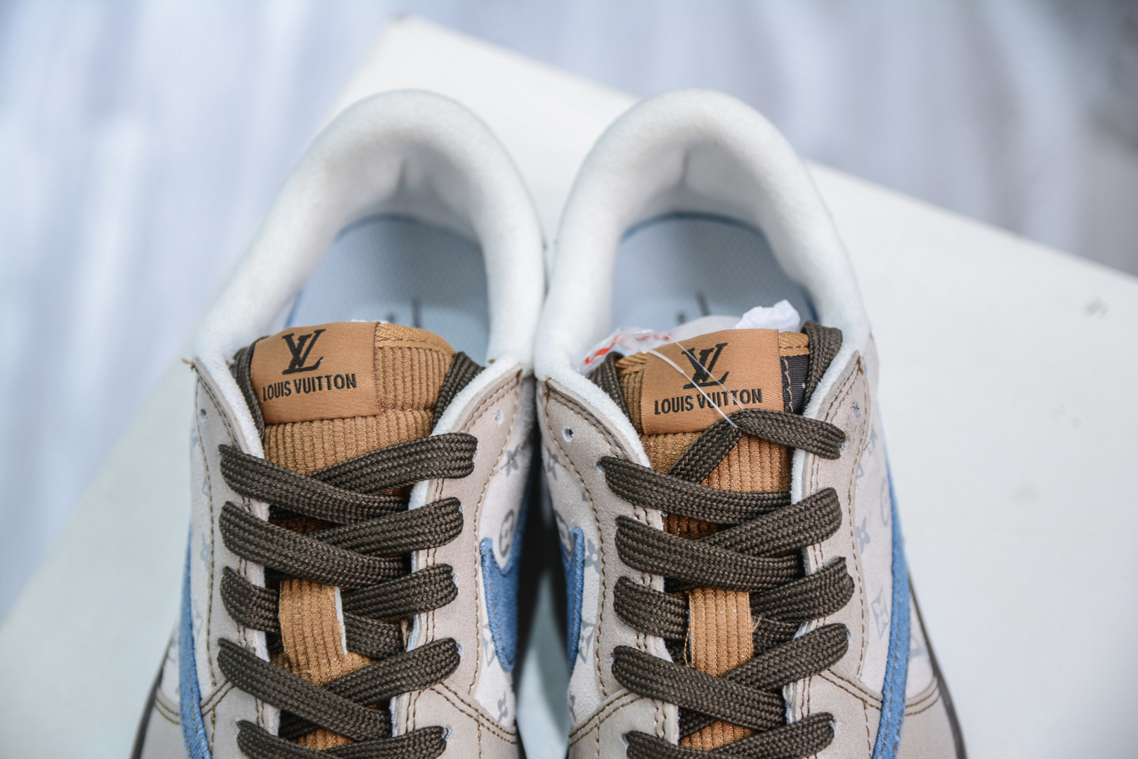 TS x Air Jordan x Louis Vuitton Air Jordan 1 Low Blue Grey Brown 8 cmp i1747157453170 6855 0 7