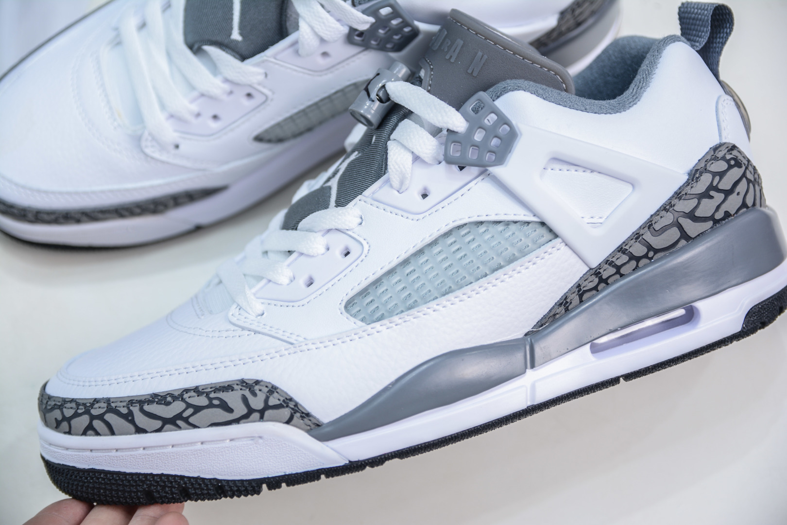 Jordan Spizike Low Retro Basketball Shoes - White/Neutral Grey - FQ1759-102 7 cmp i1747157522989 478 0 6