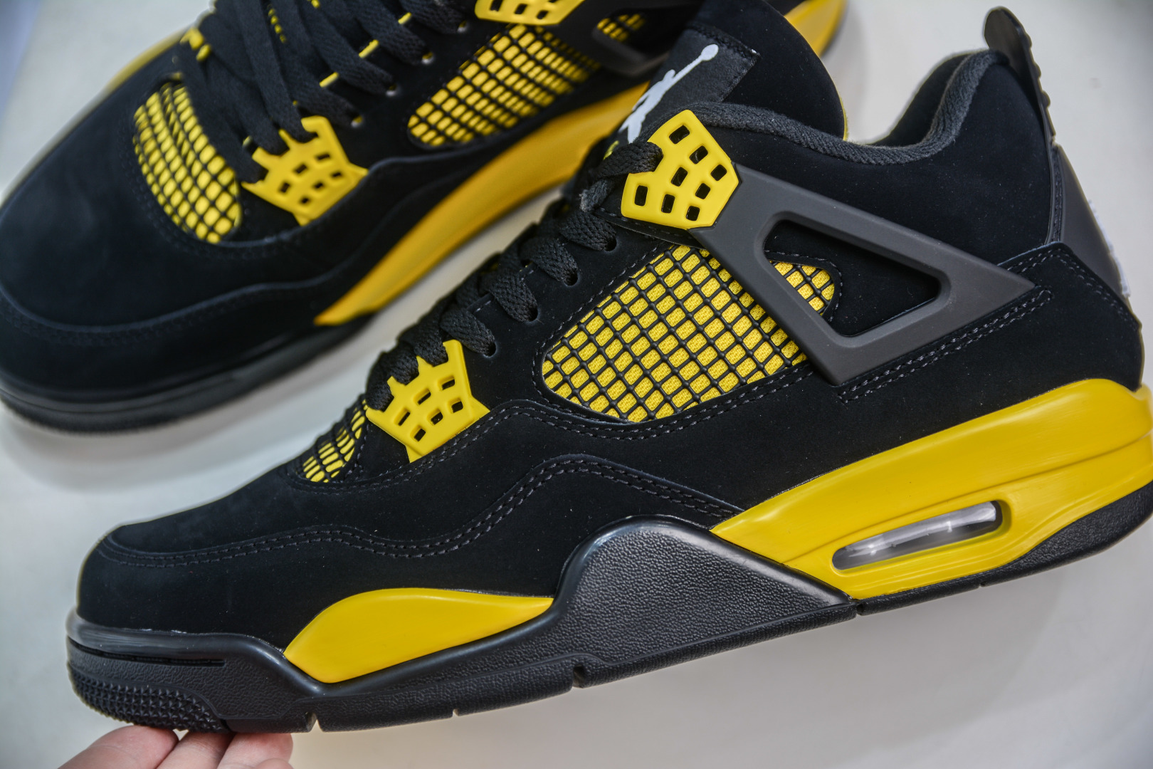 Air Jordan 4 Retro 'Thunder' Black/Yellow Premium Leather Sneaker 7 cmp i1747158451100 9601 0 6