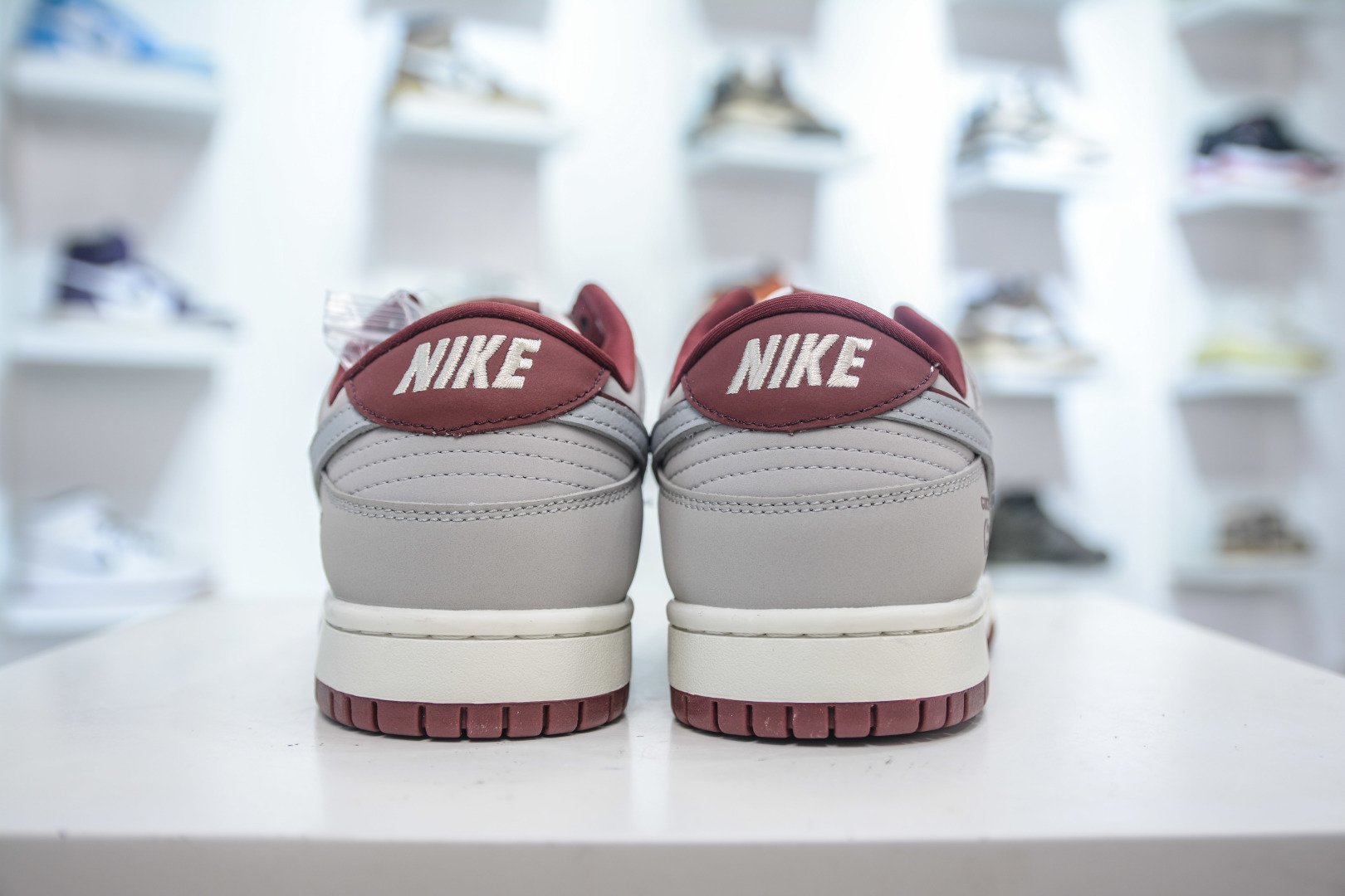 Nike SB Dunk Low x Gucci Collab - Grey Maroon Designer Sneakers 2 cmp i1752507184466 8765 0 1