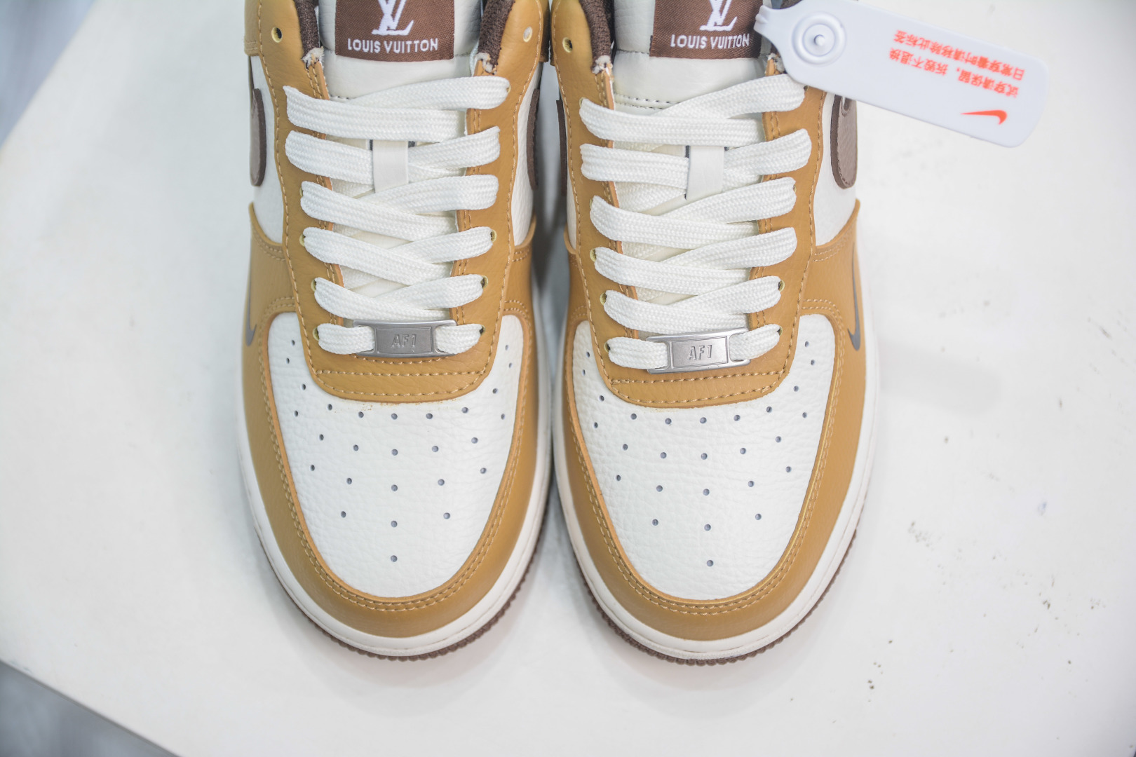 Louis Vuitton x Nike Air Force 1 White Brown Low-Top Sneaker (Unisex) 9 cmp i1752507656344 6294 0 8