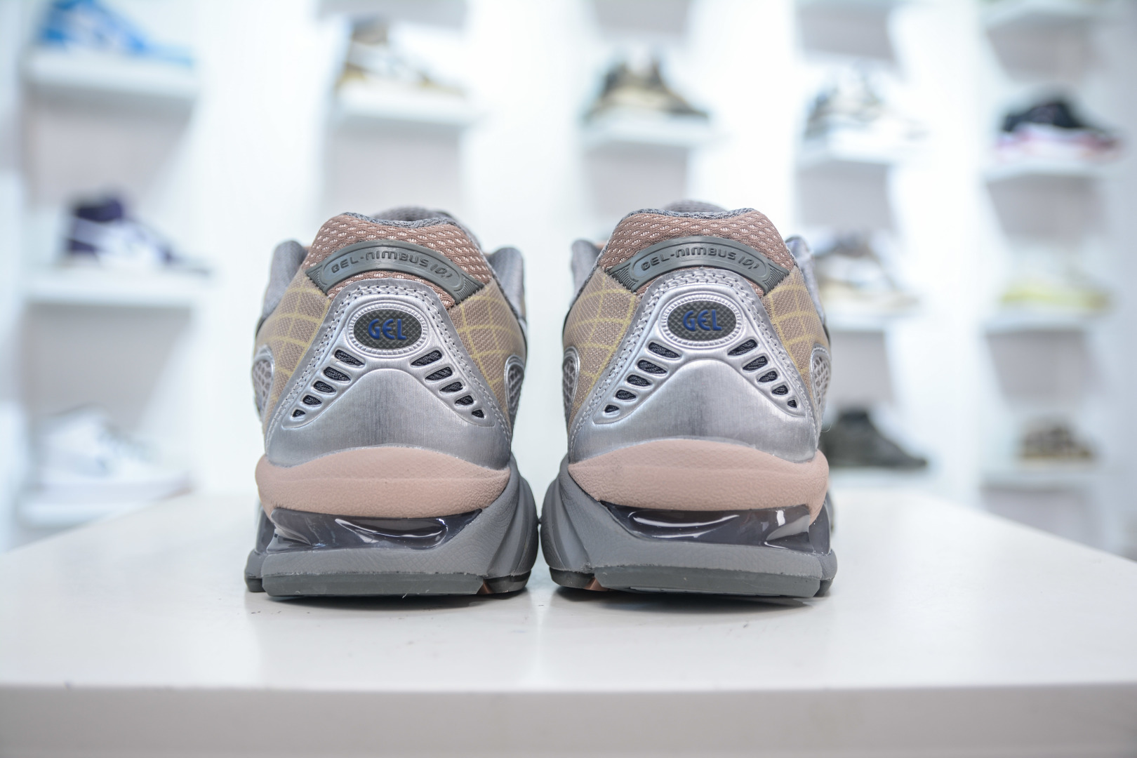 Asics GEL-Kahana NIMBUS 10.1 Durable Low-Top Sneakers - Grey, Beige, and Silver 3 cmp i1752587390449 6229 0 1
