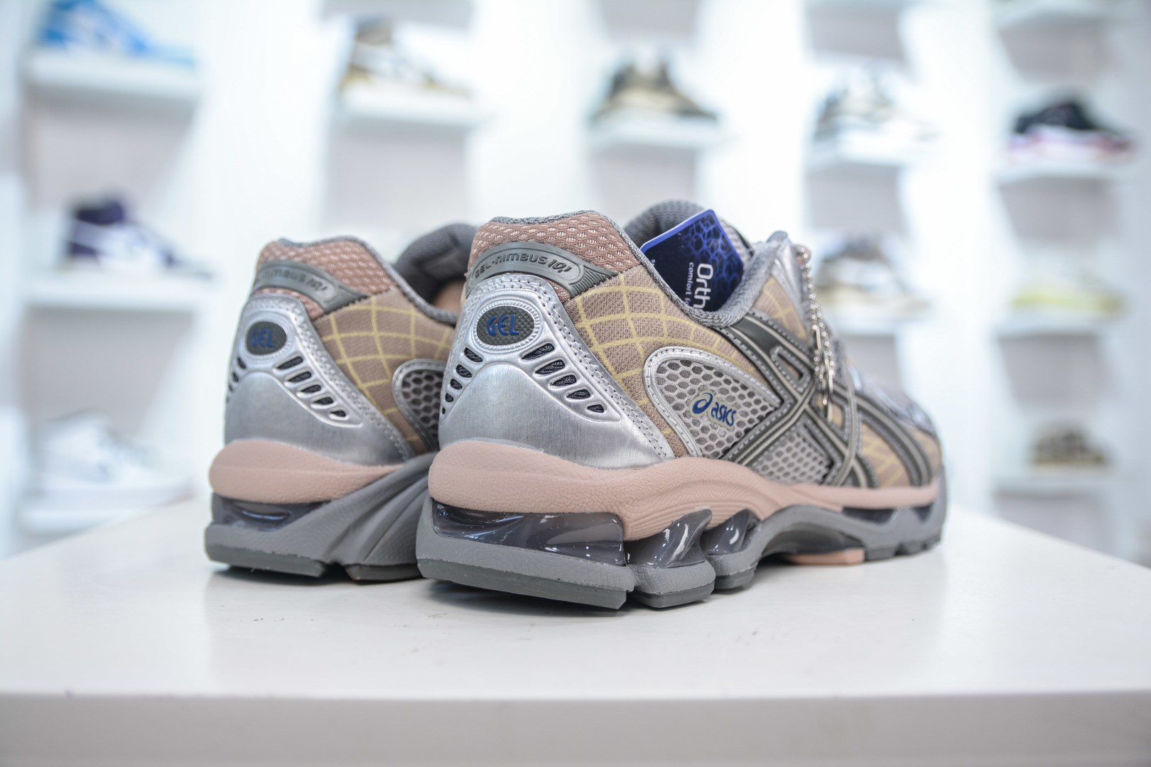 Asics GEL-Kahana NIMBUS 10.1 Durable Low-Top Sneakers - Grey, Beige, and Silver 7 cmp i1752587391182 633 0 5