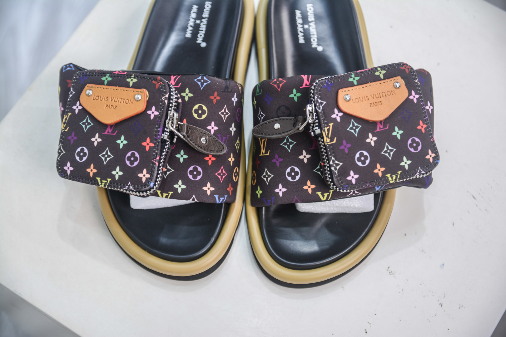 Louis Vuitton Pool Pillow Comfort Leather Slides - Stylish Indoor/Outdoor Wear 9 cmp i1752588410591 5757 0 8