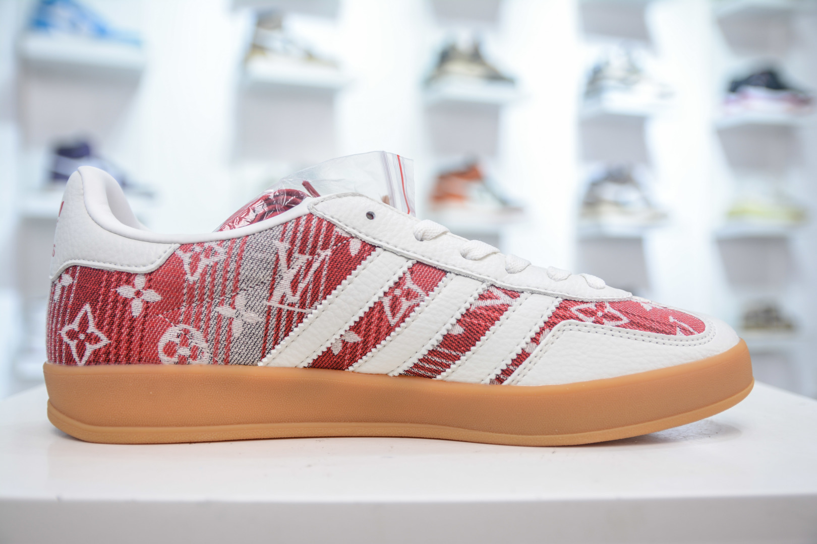 SAMBA OG x Louis Vuitton LV联名-白灰红牛仔 SC9207-734