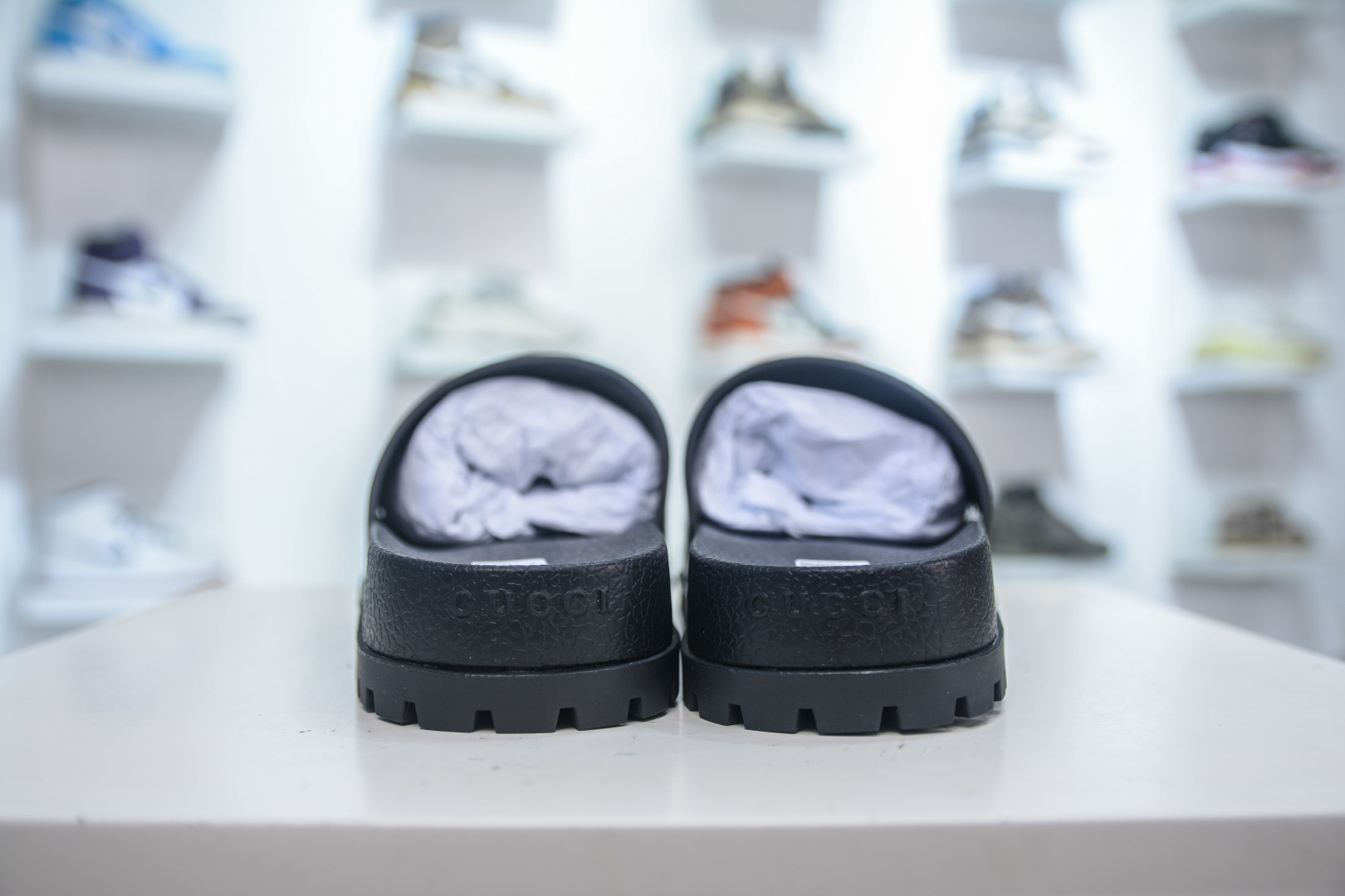 GUCCI古驰最新爆款凉鞋松糕厚底拖鞋系列