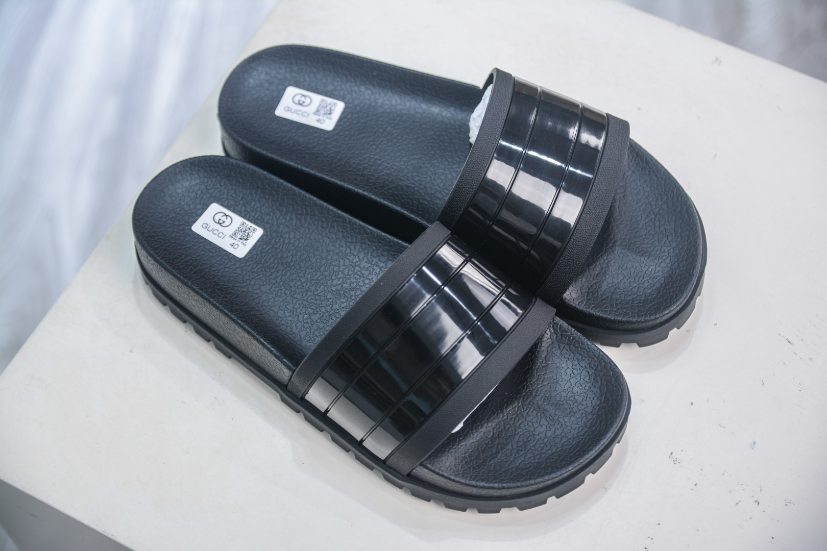 GUCCI古驰最新爆款凉鞋松糕厚底拖鞋系列