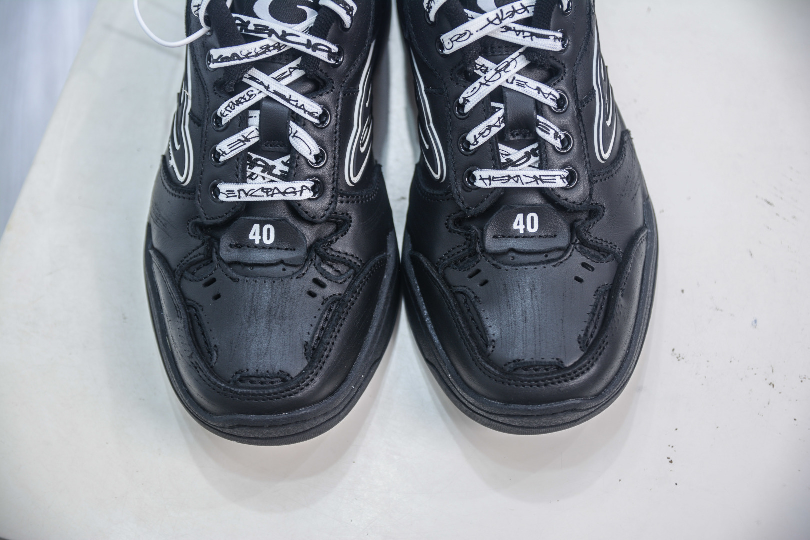 VG版 Balenciaga Hamptons Worn-Out 巴黎世家十八18代 841765 WCURB 1000