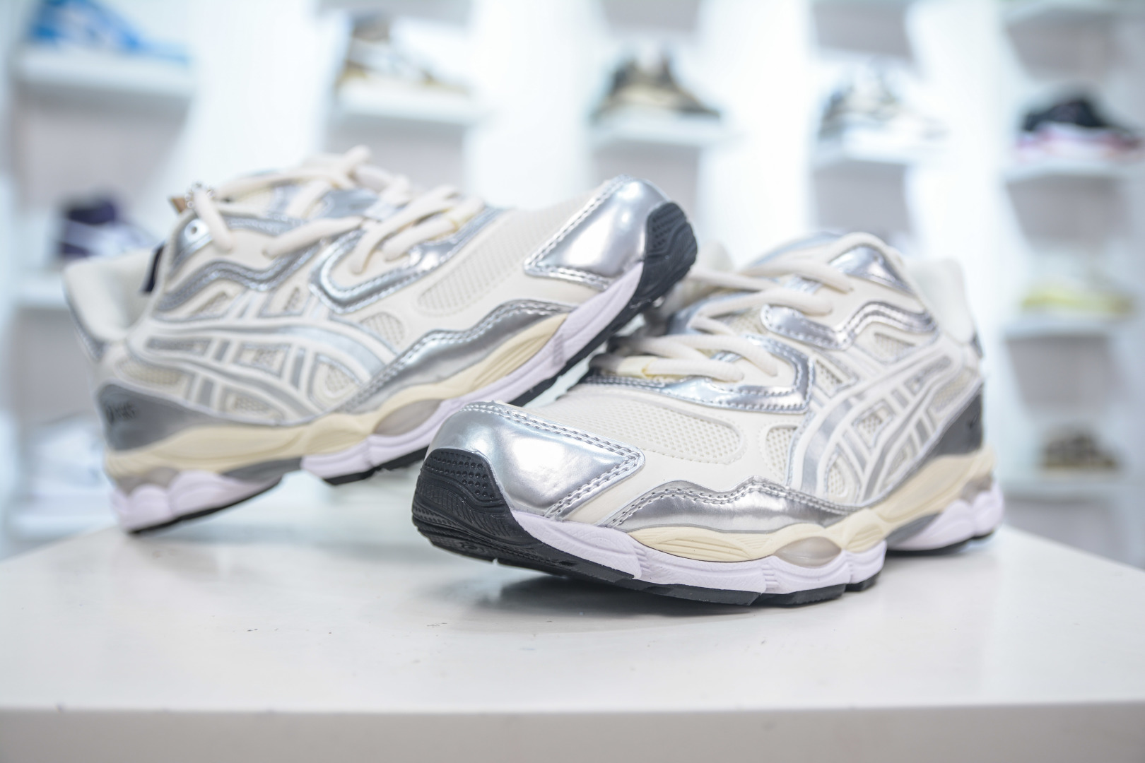 Asics Gel-N 纯原版本 亚瑟士运动休闲透气专业跑鞋 1203A805-101