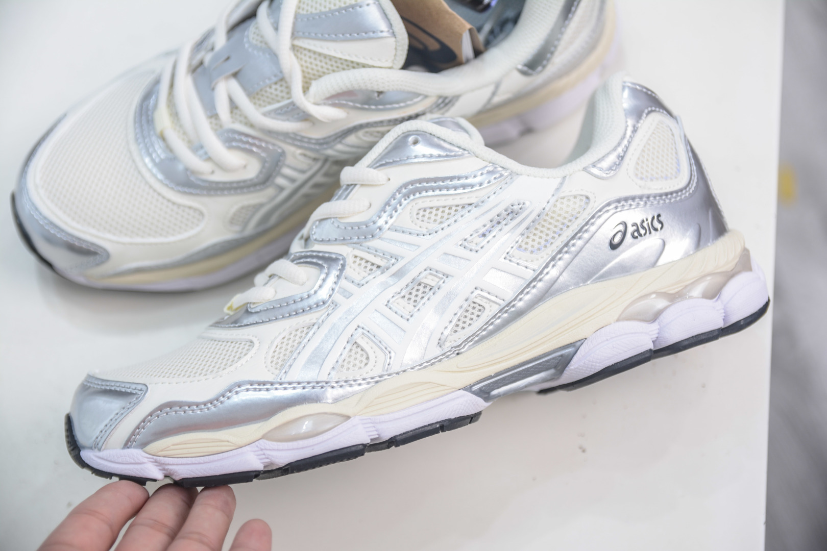 Asics Gel-N 纯原版本 亚瑟士运动休闲透气专业跑鞋 1203A805-101