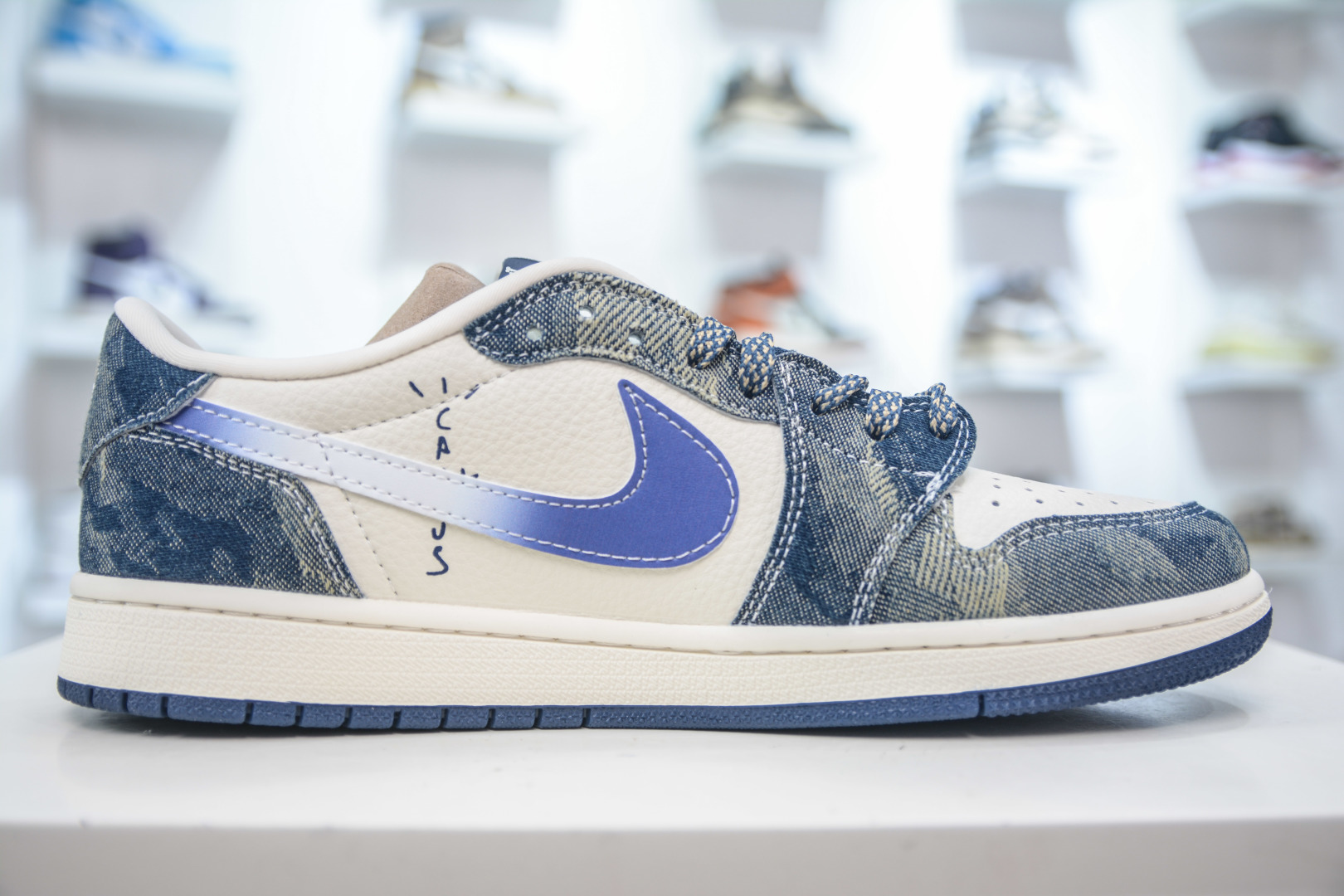 Air Jordan AJ1 Low X Louis Vuitton 低帮联名LV-沁蓝牛仔 XQ1979-002