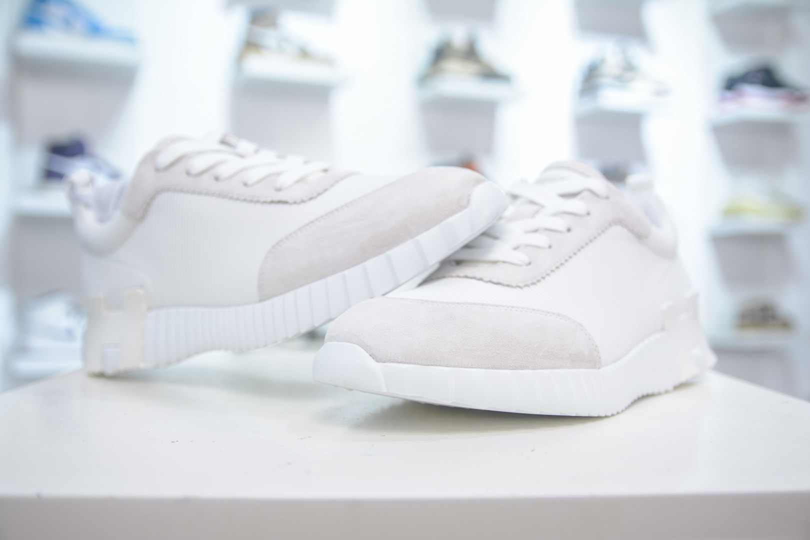 Hermes 爱马仕 Bouncing 老钱风 皮面款 低帮休闲鞋