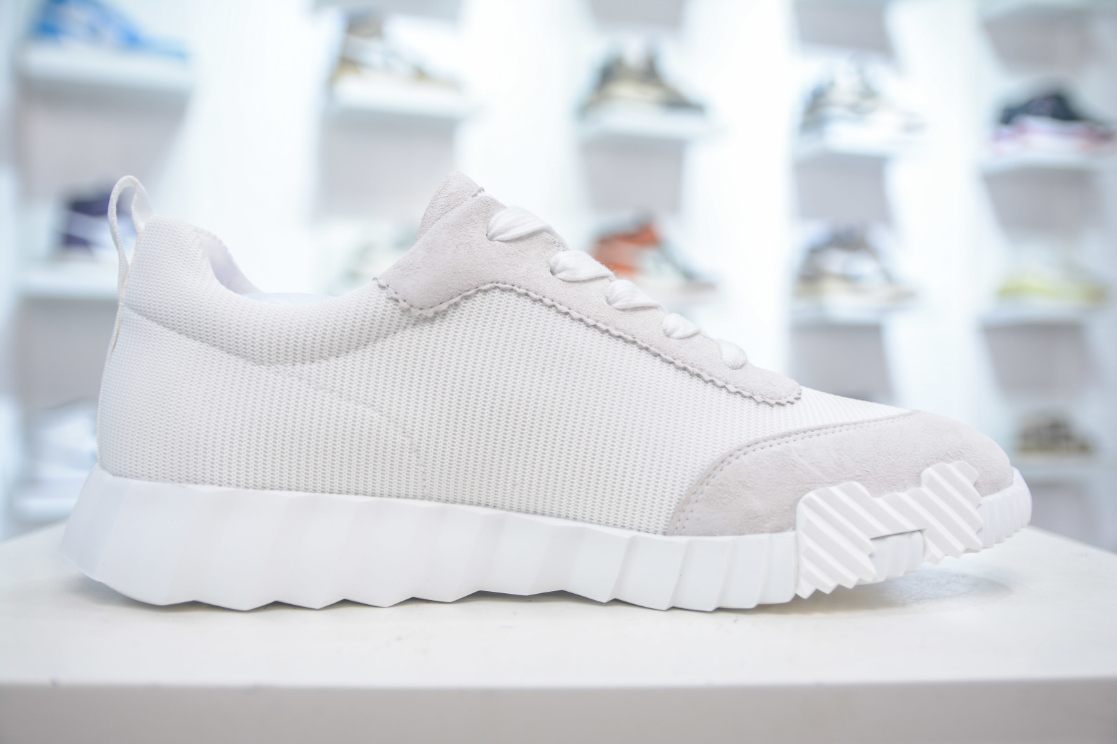 Hermes 爱马仕 Bouncing 老钱风 皮面款 低帮休闲鞋