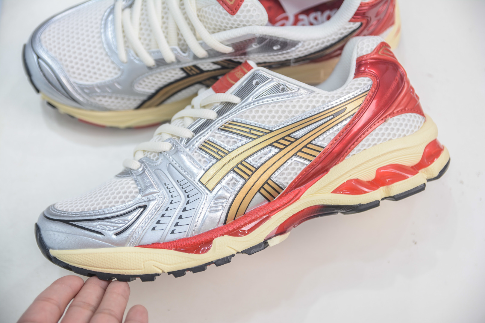 210 X版纯原 亚瑟士/ASICS Gel Kayano 14”Cream Denim Blue”卡亚诺14代系列轻量缓震休闲运动跑步鞋  1203A692-100