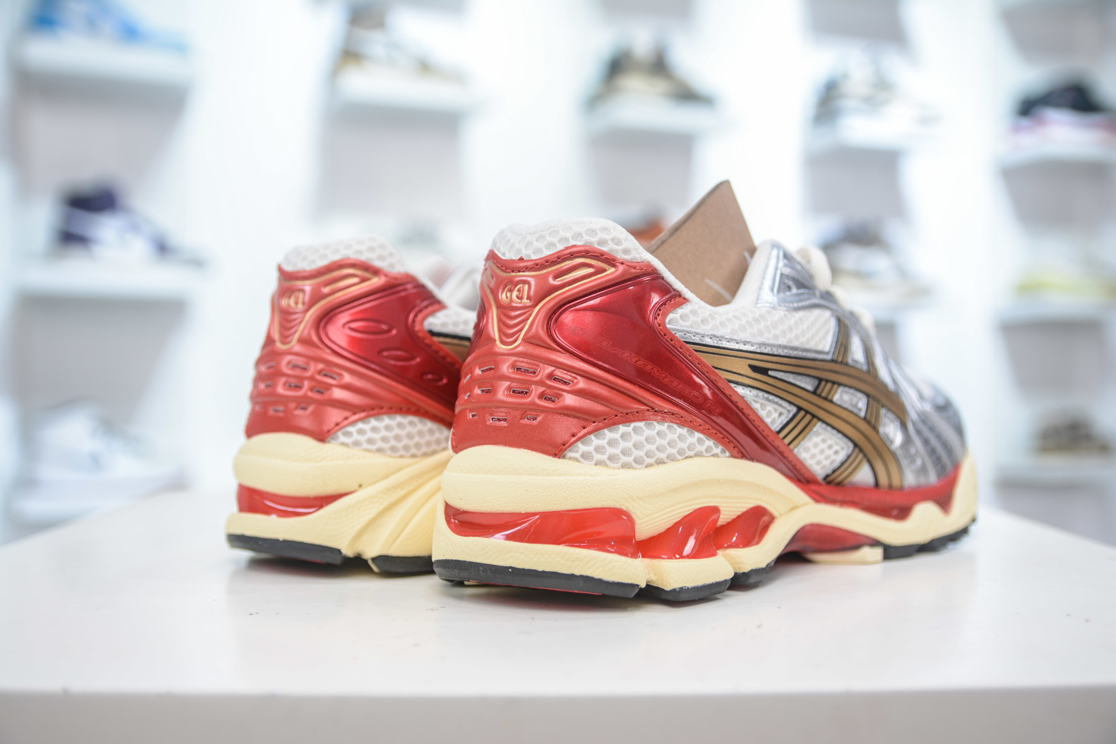 210 X版纯原 亚瑟士/ASICS Gel Kayano 14”Cream Denim Blue”卡亚诺14代系列轻量缓震休闲运动跑步鞋  1203A692-100