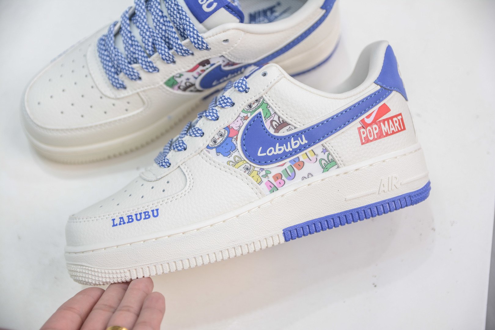 Nike Air Force 1 Low '07 x LABUBU - White/Blue/Red Graffiti Collaboration 7 cmp i1752850108965 8471 0 6