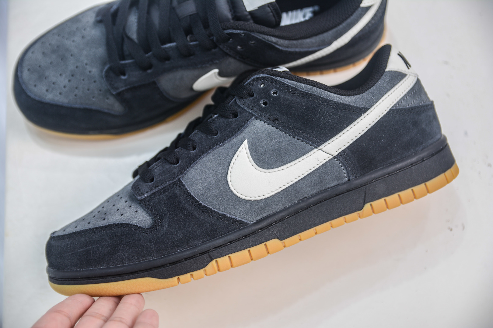 Nike Dunk Low Black/Grey Gum HQ1931,Premium Leather, Great Value, All Sizes 8 cmp i1752850340010 9372 0 6