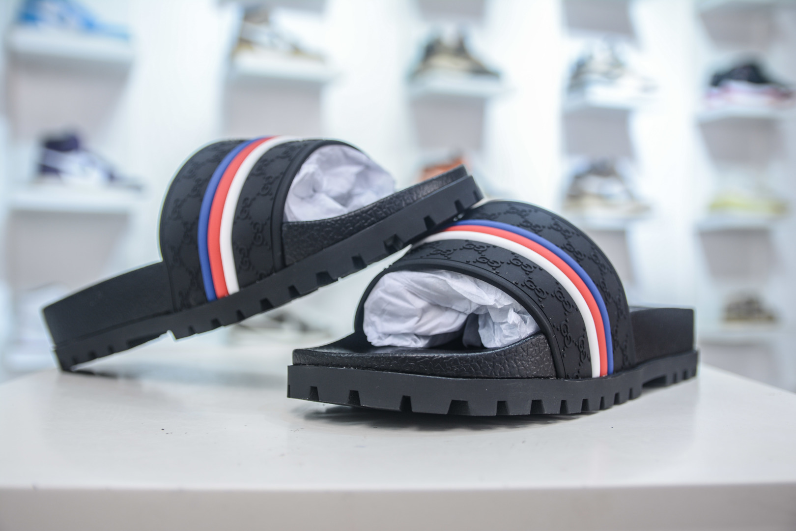 Gucci Platform Sandals Thick Bottom Slippers - European Style, Elegant & Comfy 5 cmp i1752850620788 347 0 3
